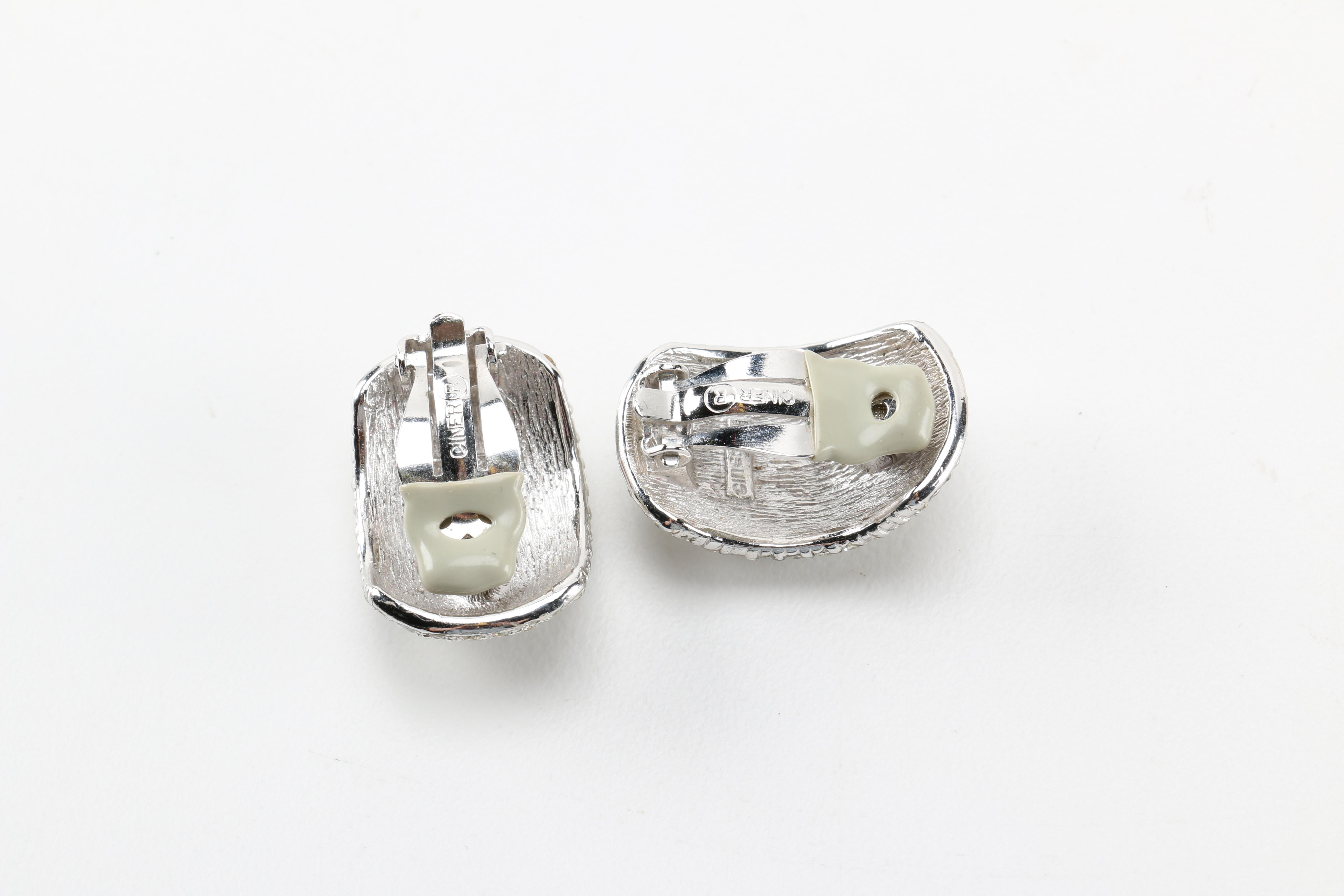 Christian Dior Necklace and Ciner Earrings