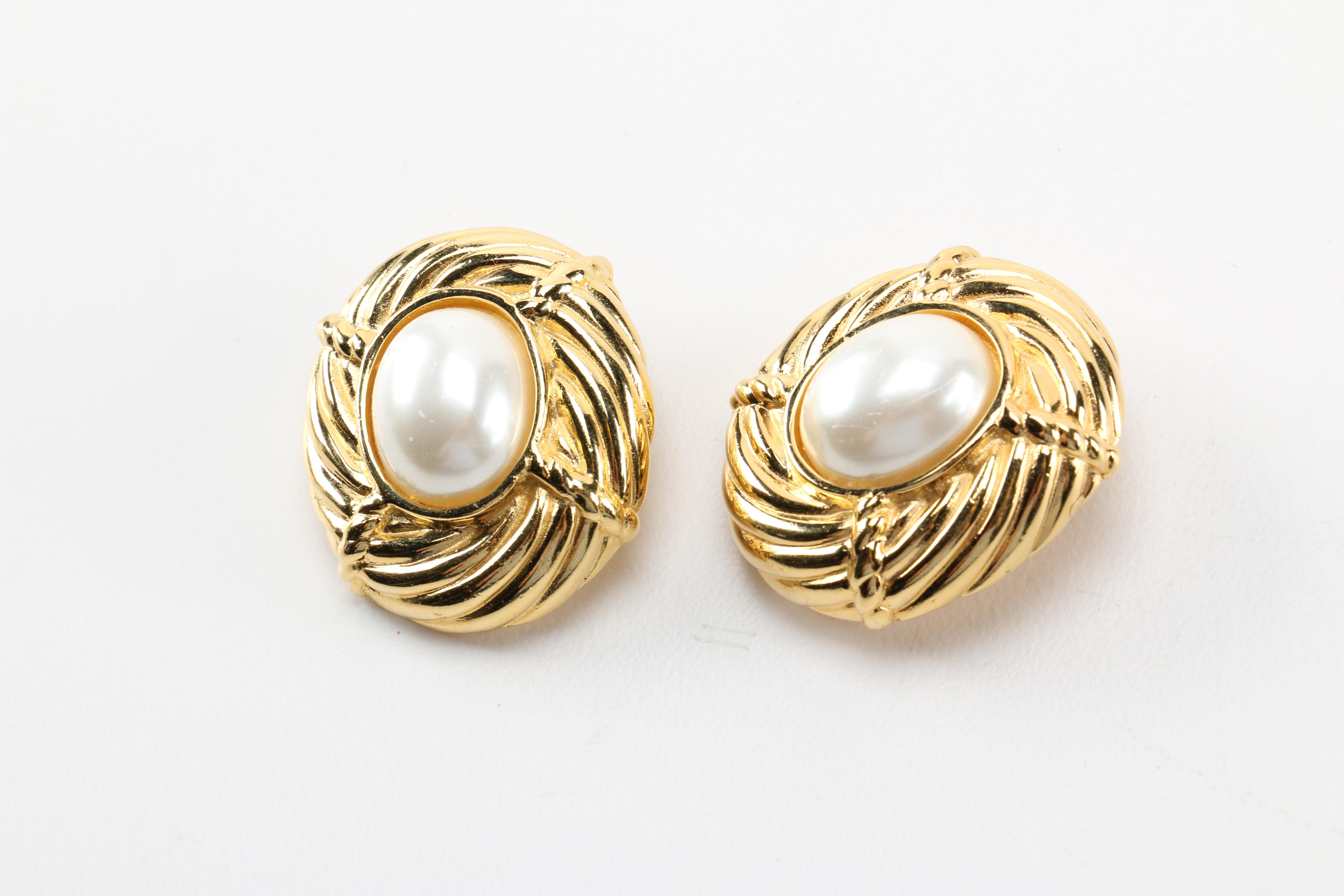 Christian Dior Necklace and Ciner Earrings