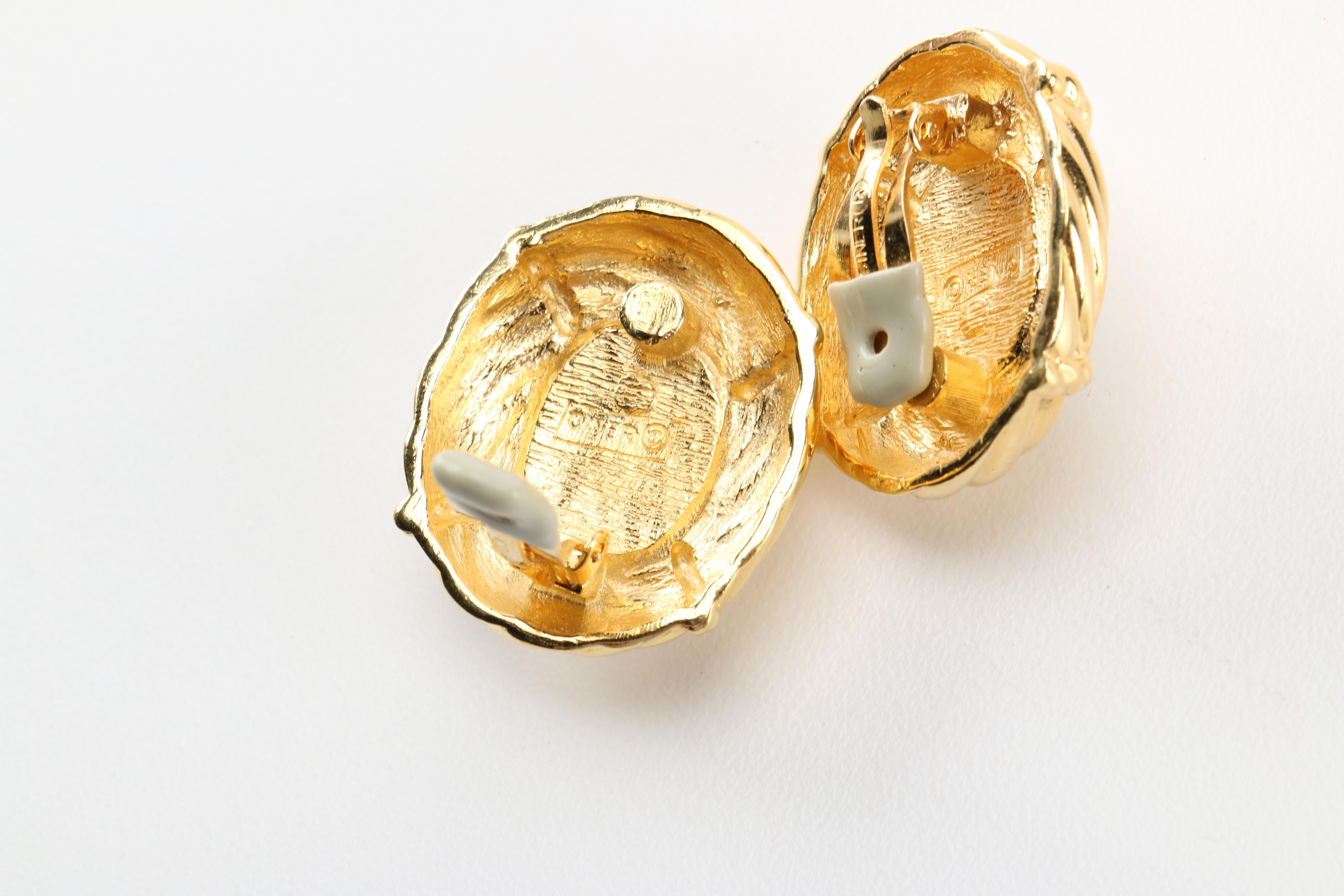 Christian Dior Necklace and Ciner Earrings