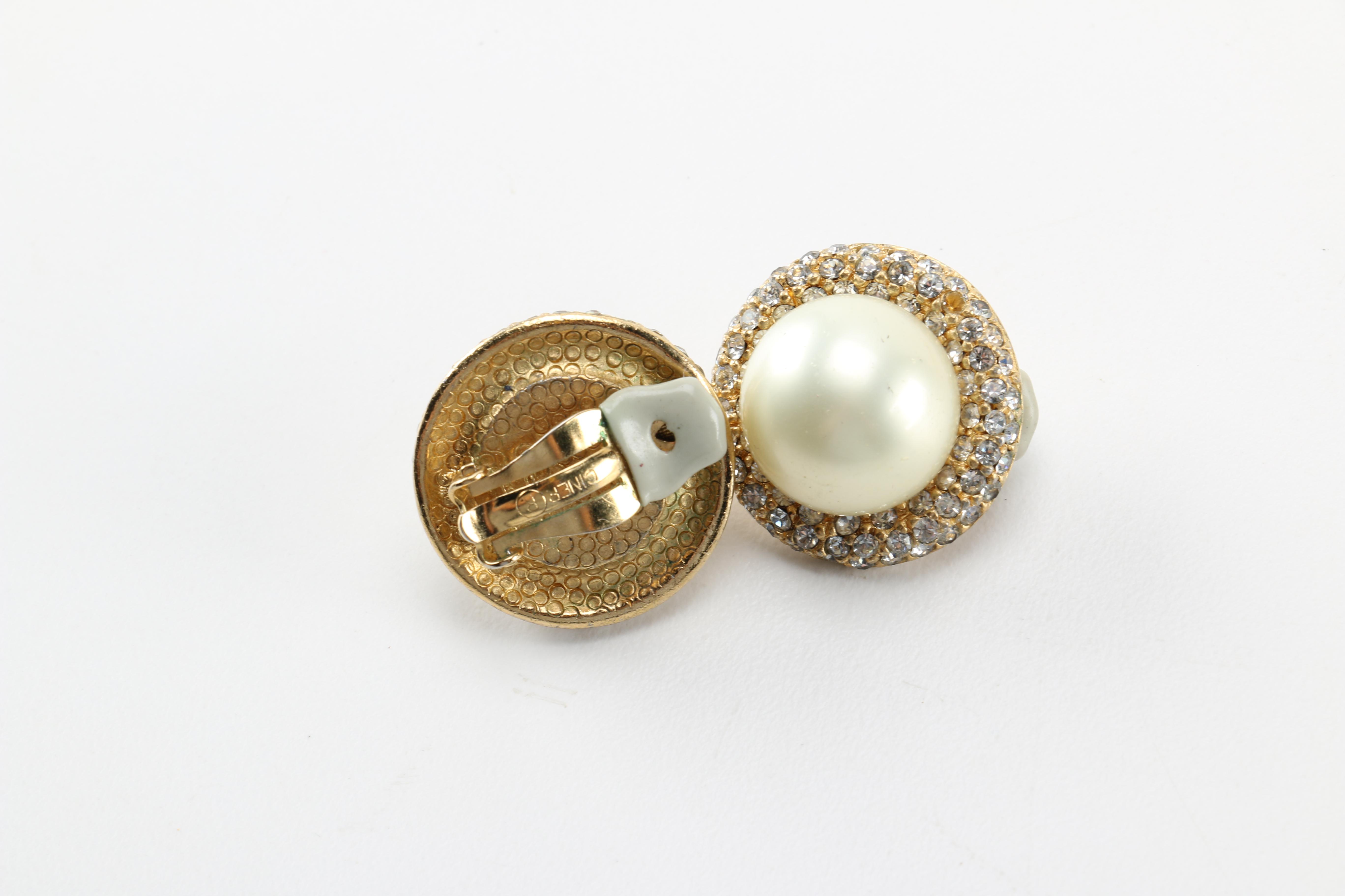 Christian Dior Necklace and Ciner Earrings