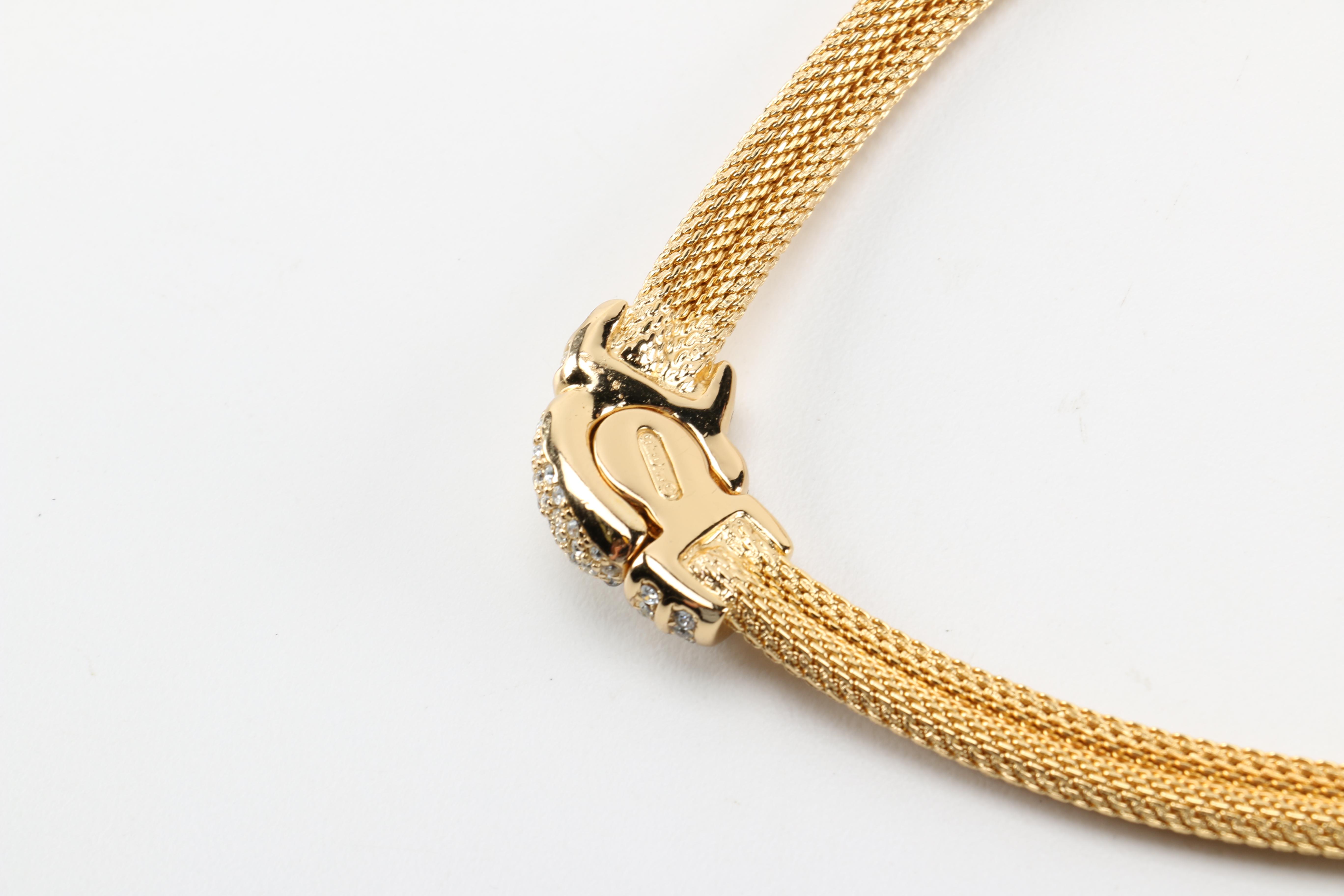 Christian Dior Necklace and Ciner Earrings