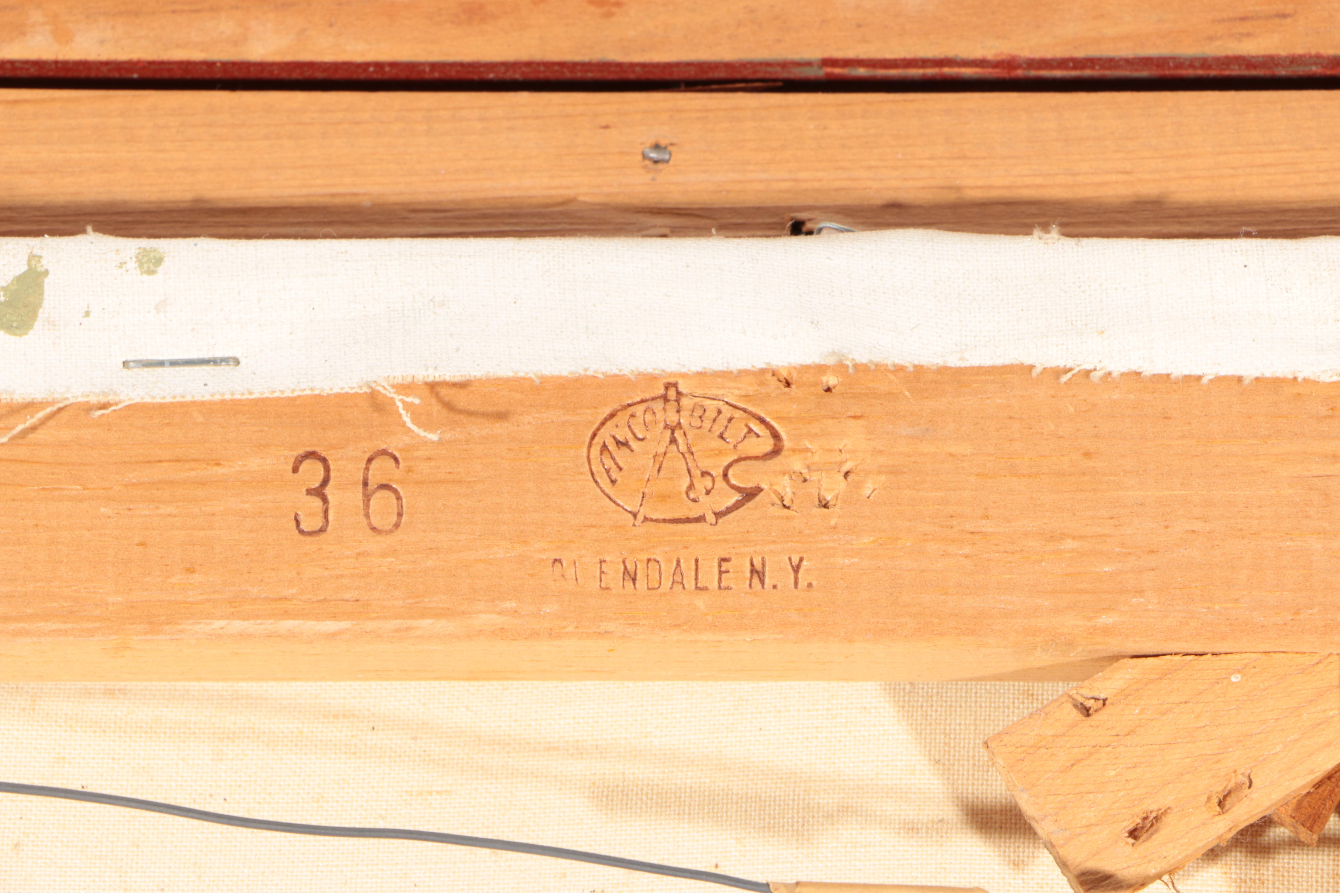 Torrielli Oil Painting of Boats on Rocky Shore