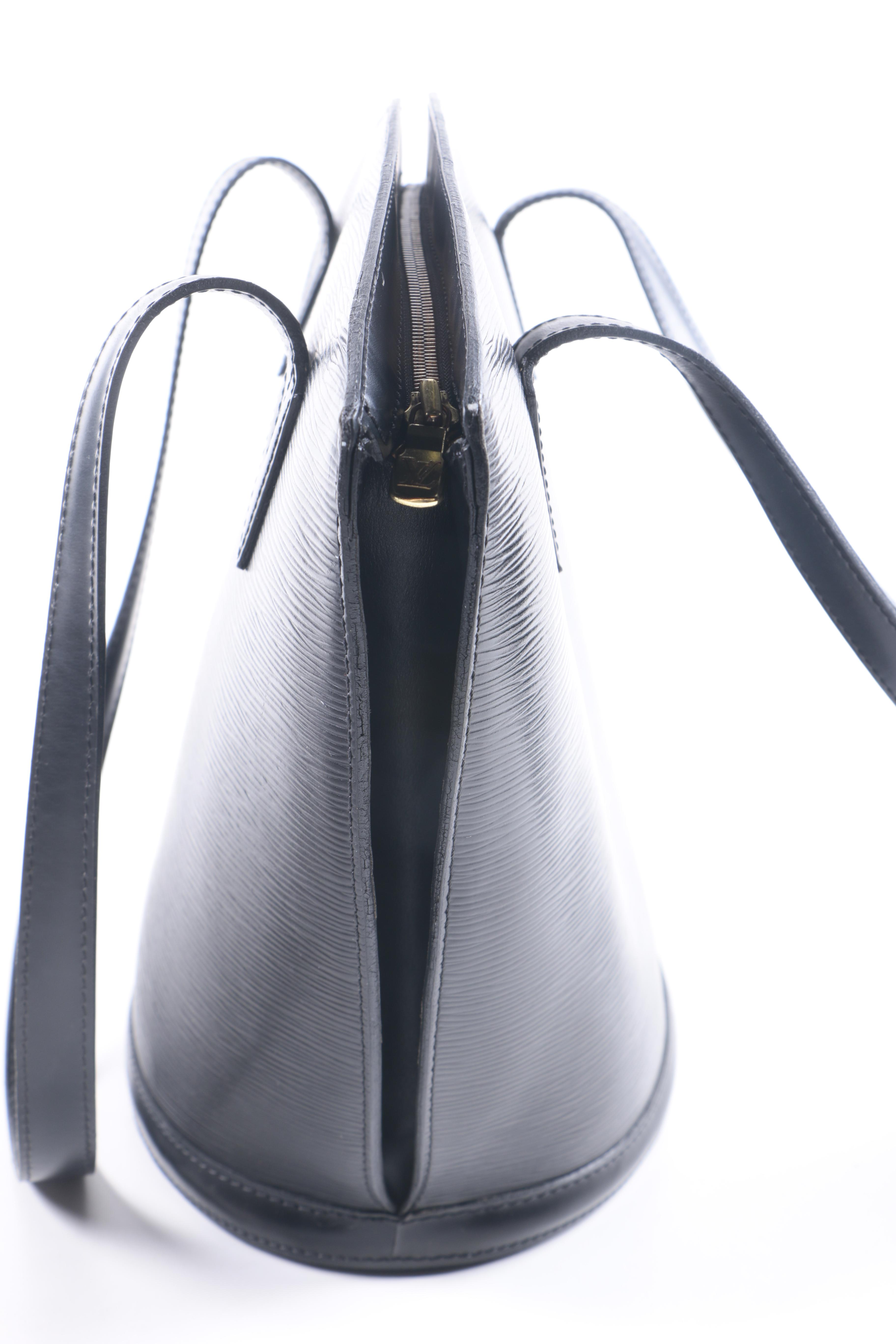 Louis Vuitton Black Epi Leather St. Jacques GM Handbag