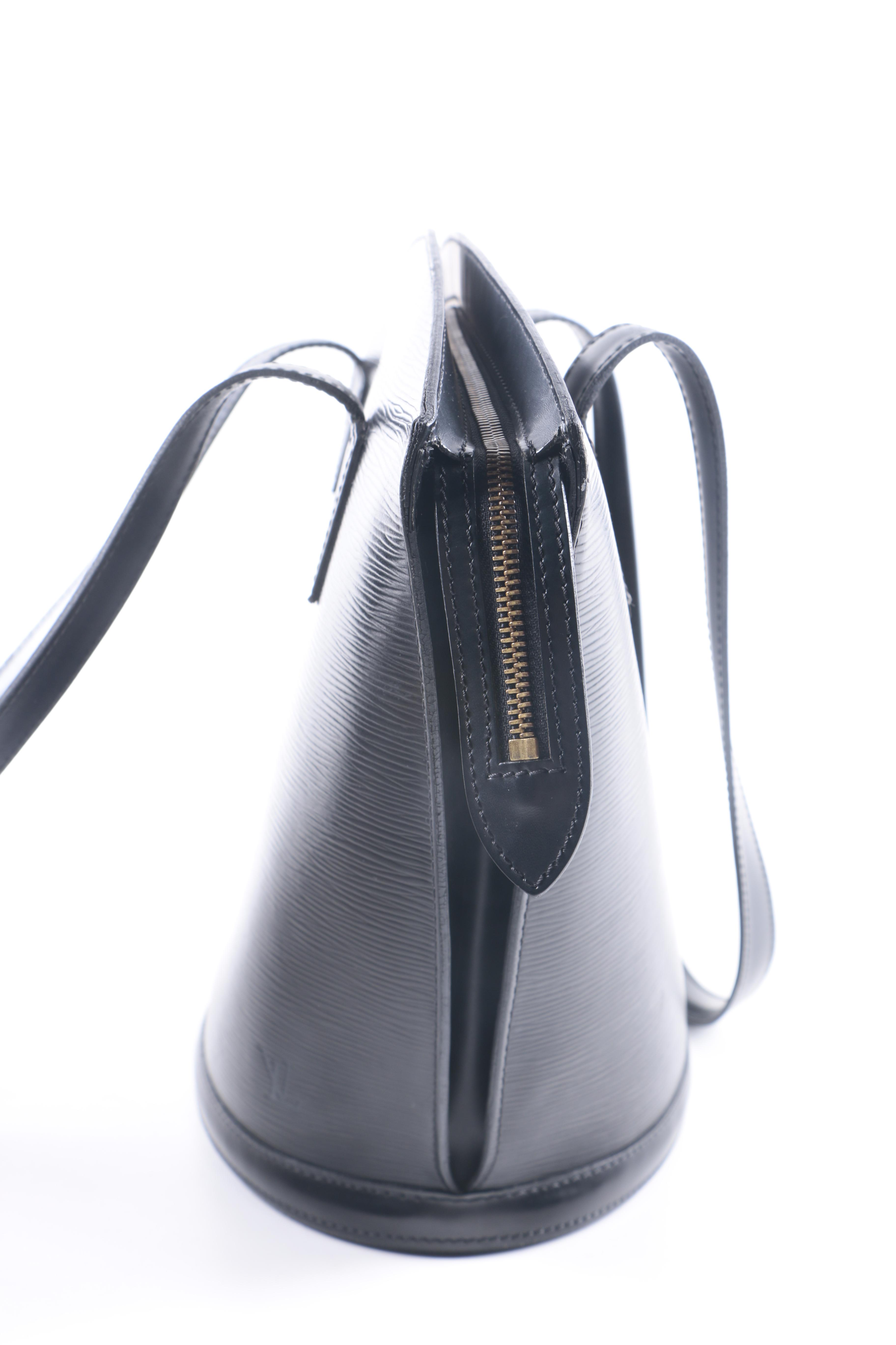 Louis Vuitton Black Epi Leather St. Jacques GM Handbag