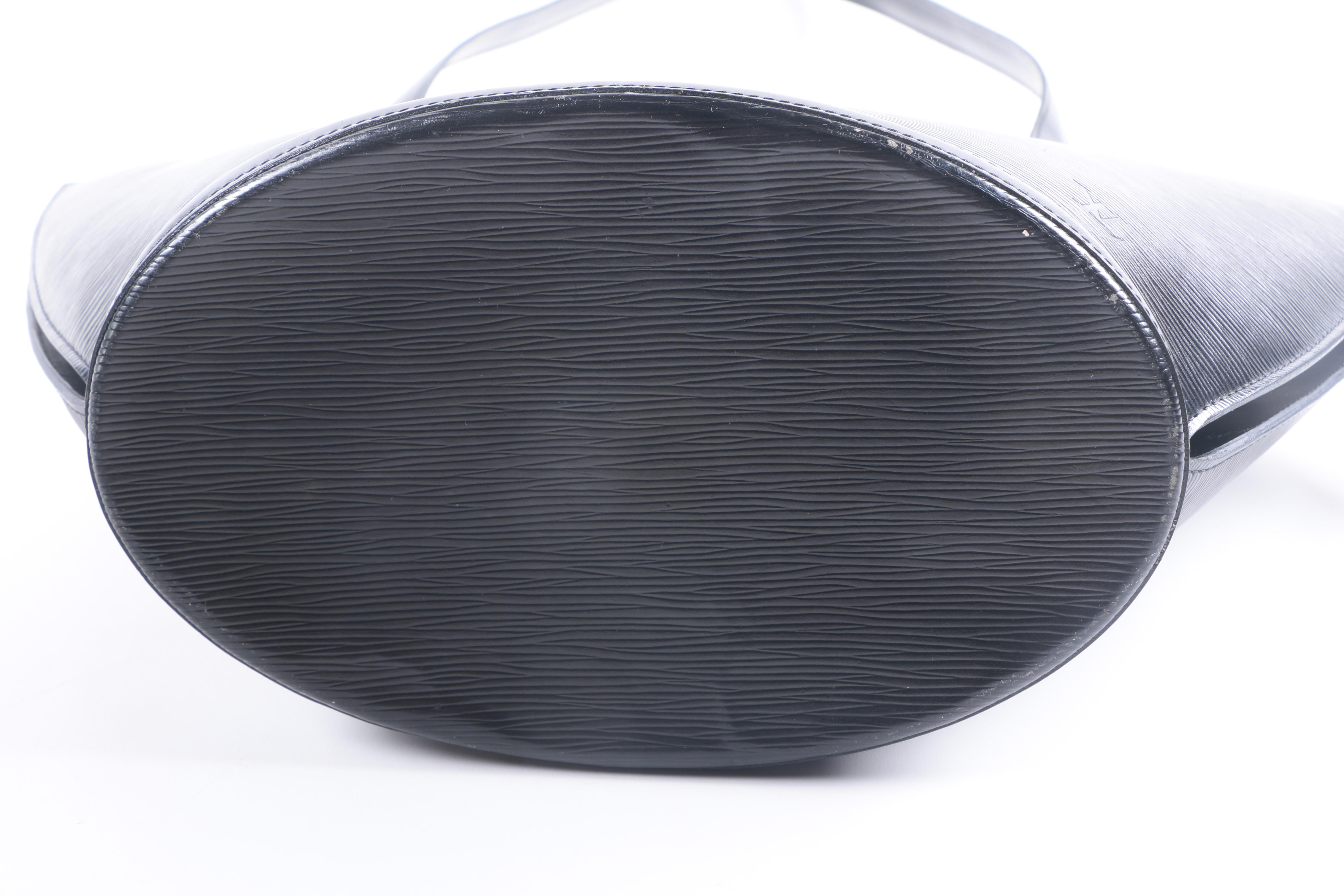 Louis Vuitton Black Epi Leather St. Jacques GM Handbag