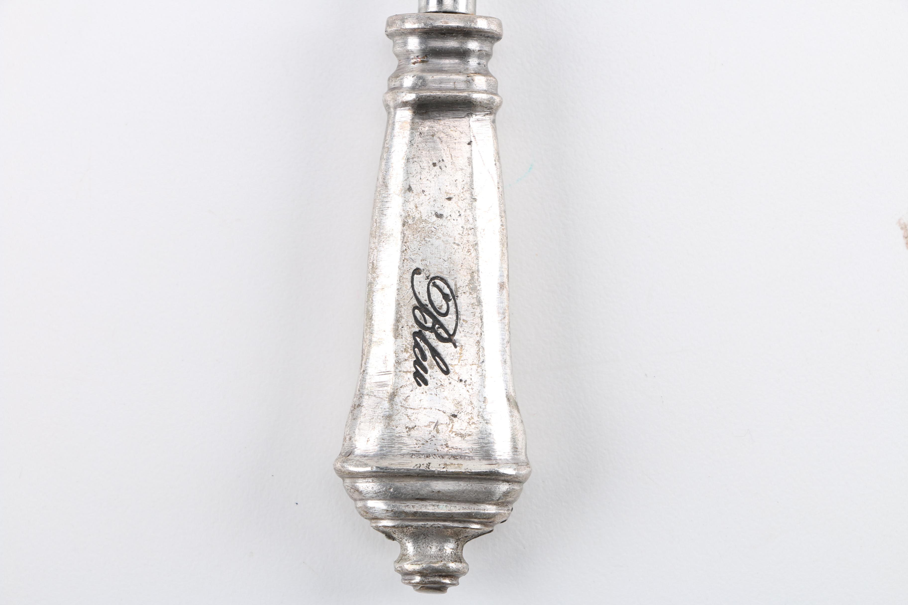 Vintage Silver Plated Cheese Serving Set and Opener