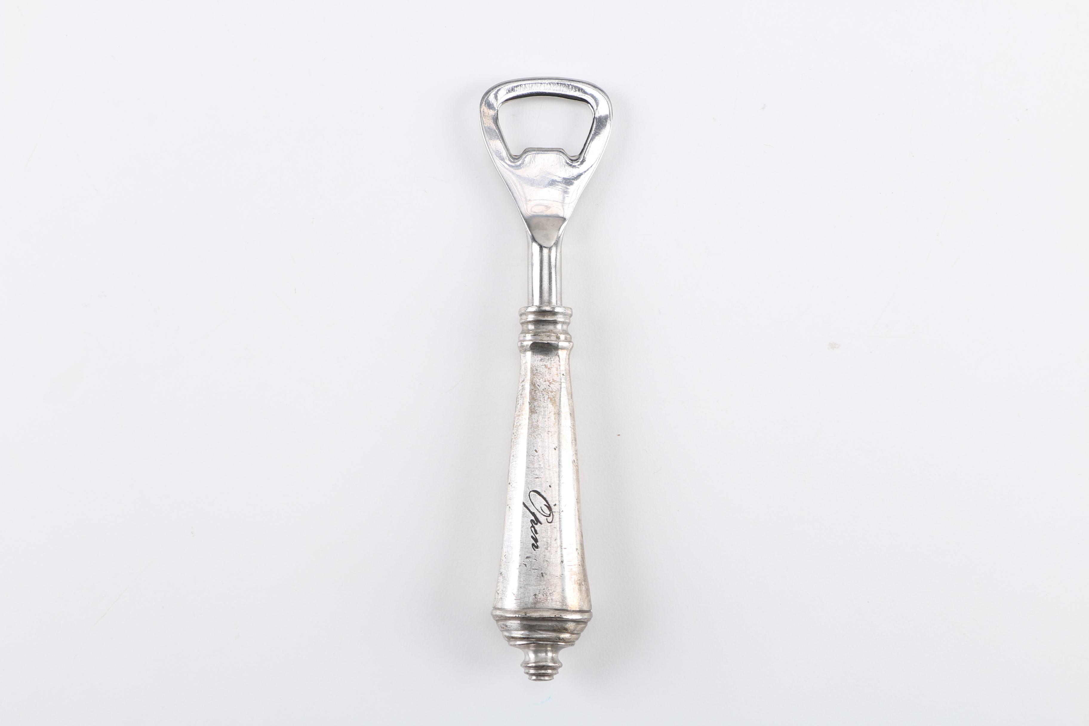 Vintage Silver Plated Cheese Serving Set and Opener