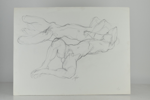 Original Tuska Graphite on Paper Drawing