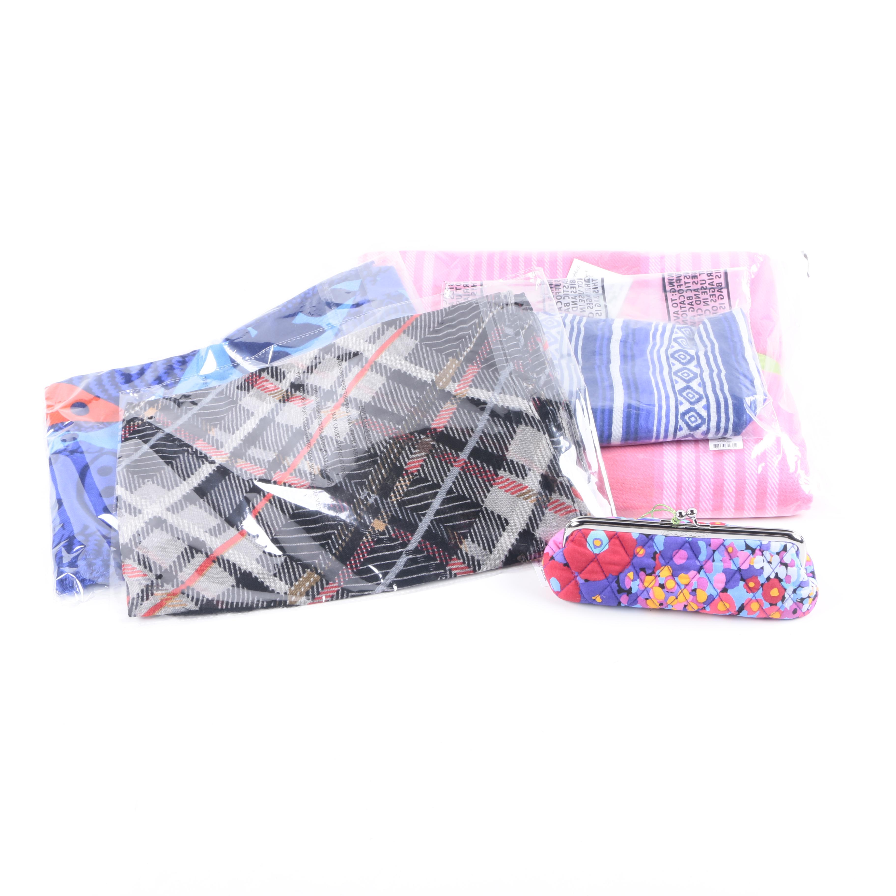 Vera Bradley Clutch and Scarves