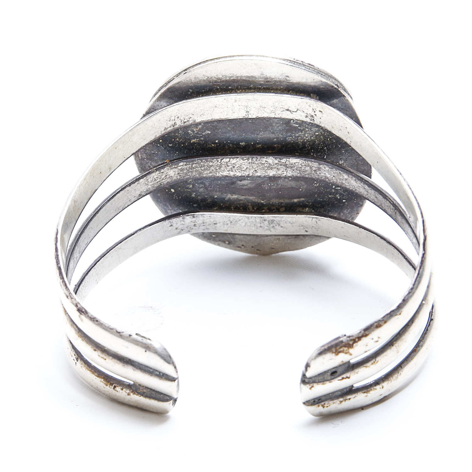 Native American Style Sterling Turquoise Cuff Bracelets