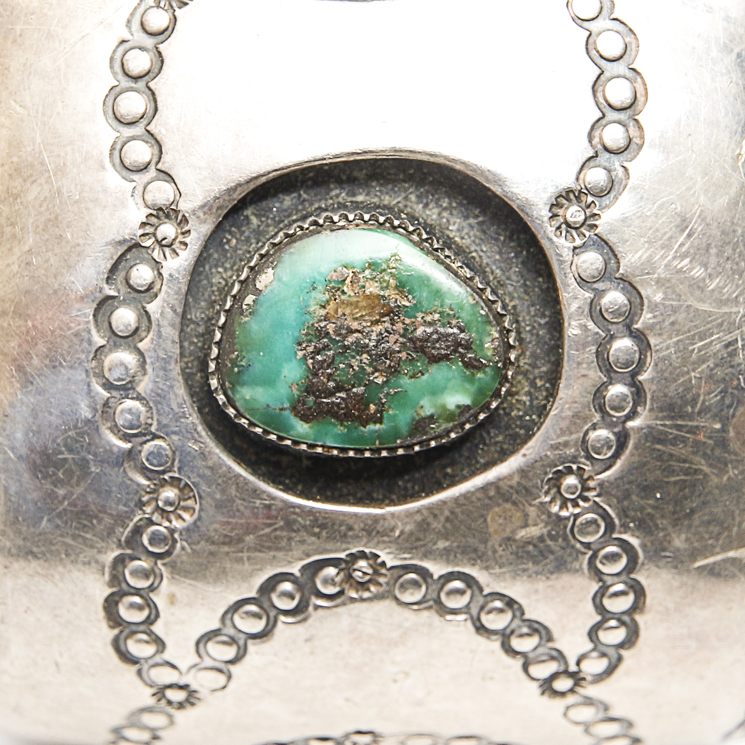 Native American Style Sterling Turquoise Cuff Bracelets