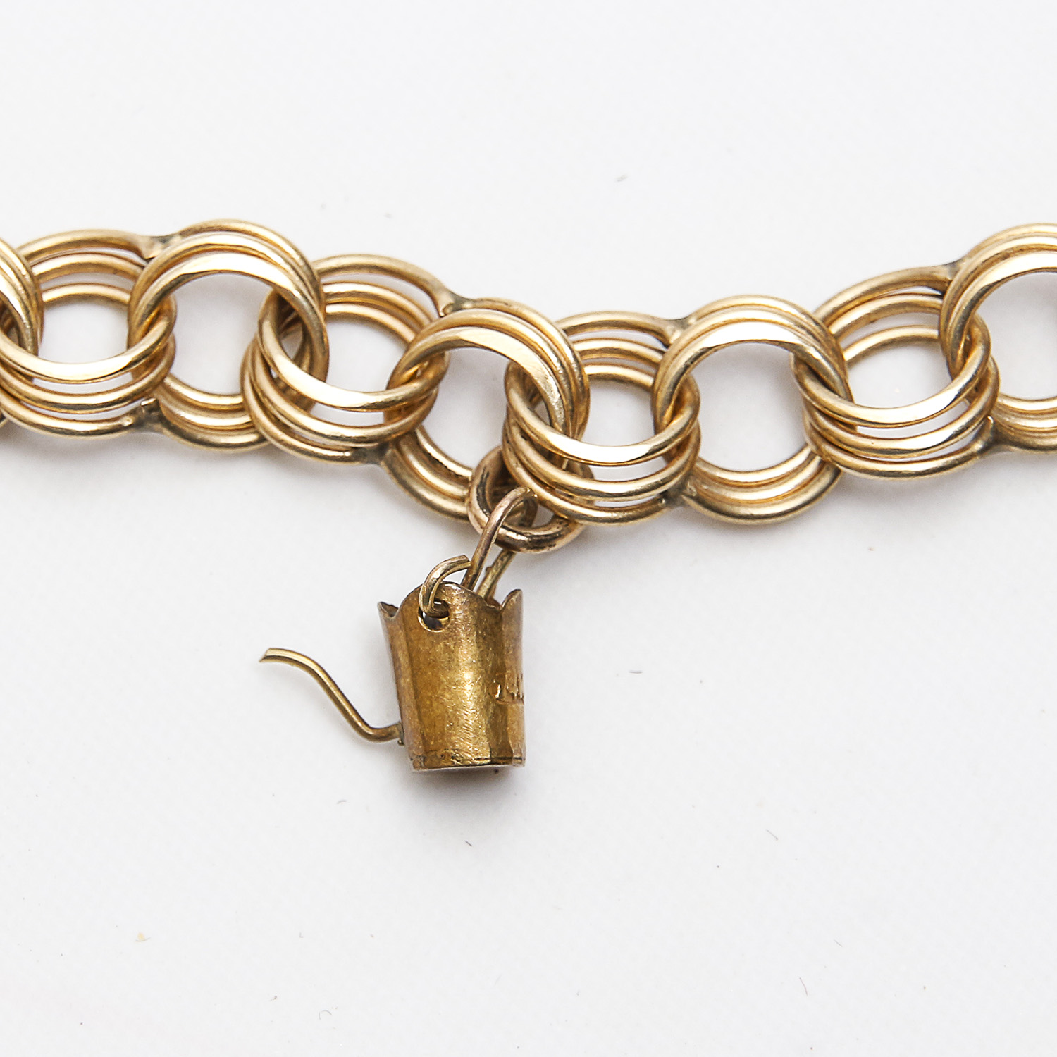 Vintage 14K Gold Charm Bracelet