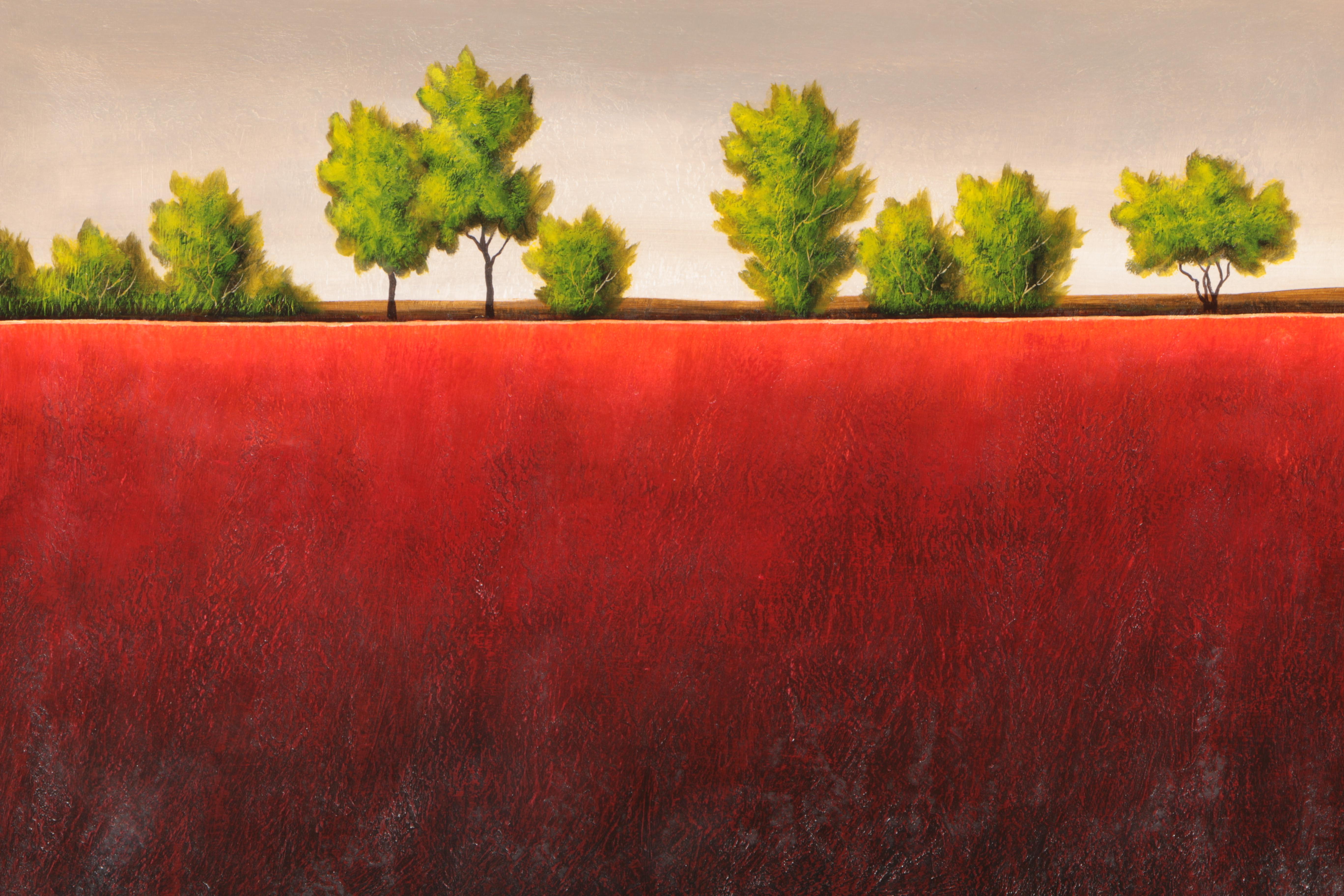 Hong Yuan Xu Acrylic Painting of a Landscape