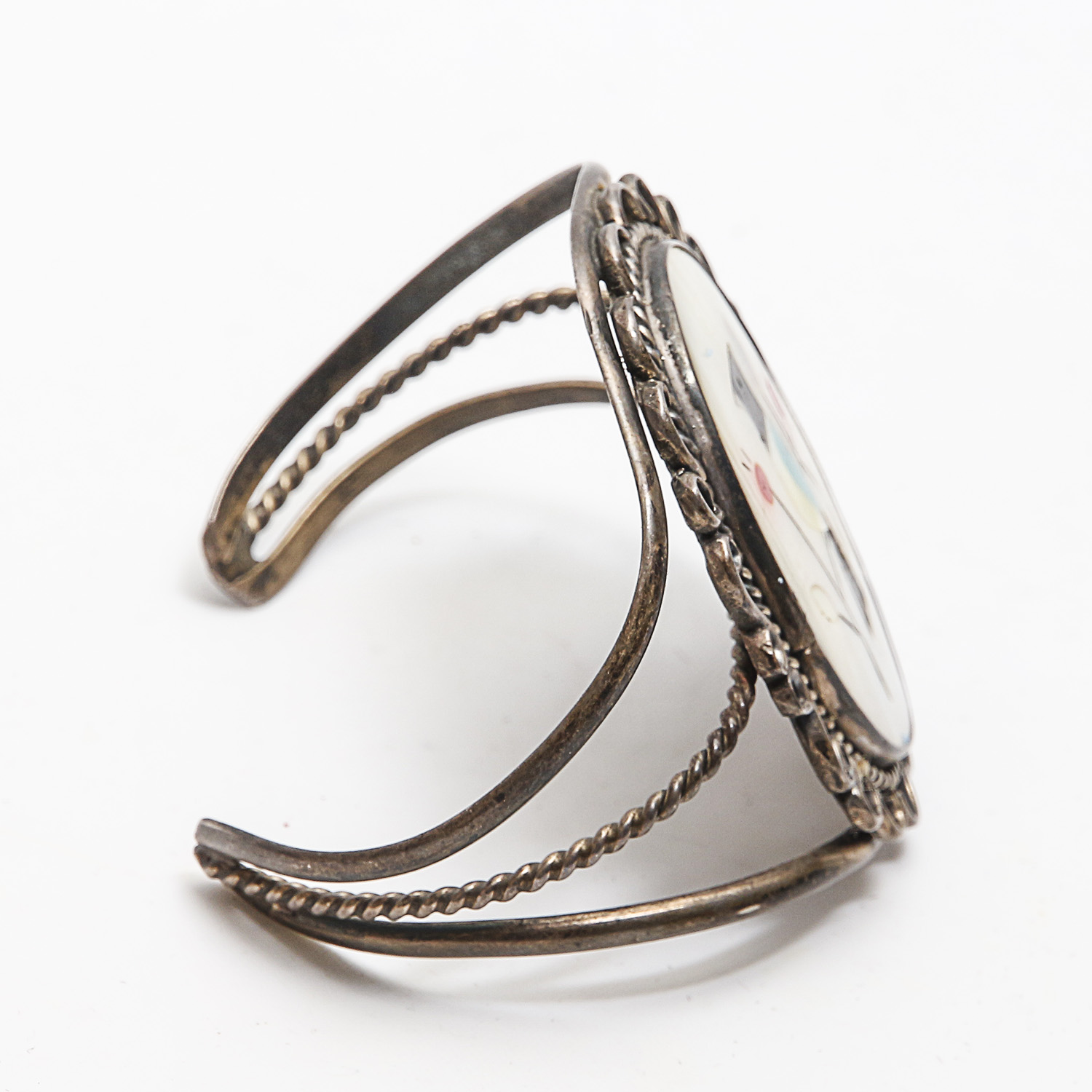 Sterling Mother of Pearl Bracelet and Ring