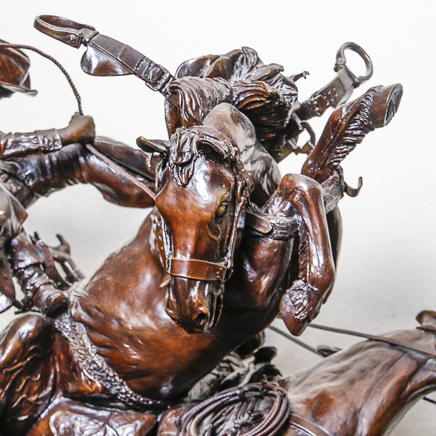 Sid Burns 1977 Bronze Sculpture "Eight Plus Two"