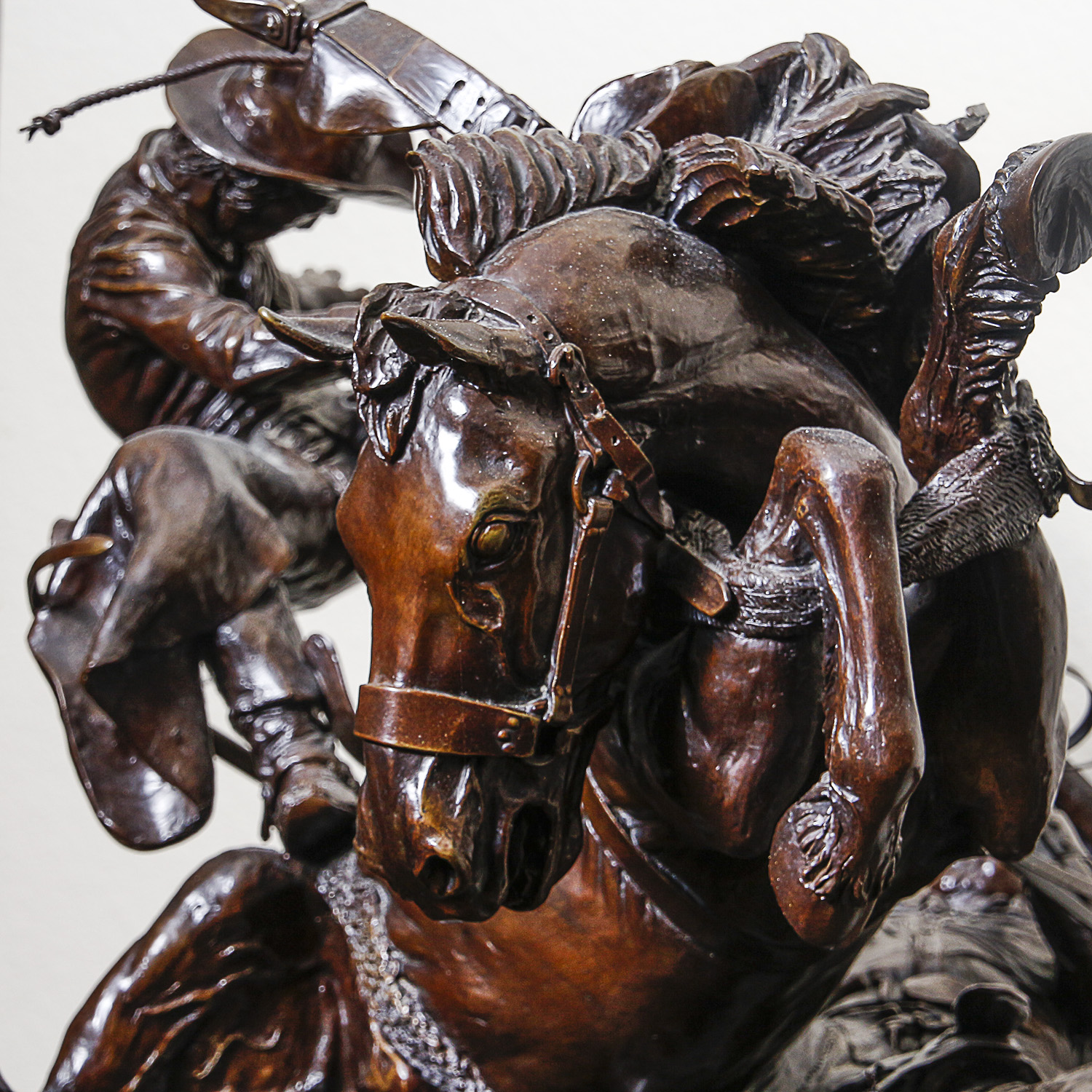 Sid Burns 1977 Bronze Sculpture "Eight Plus Two"