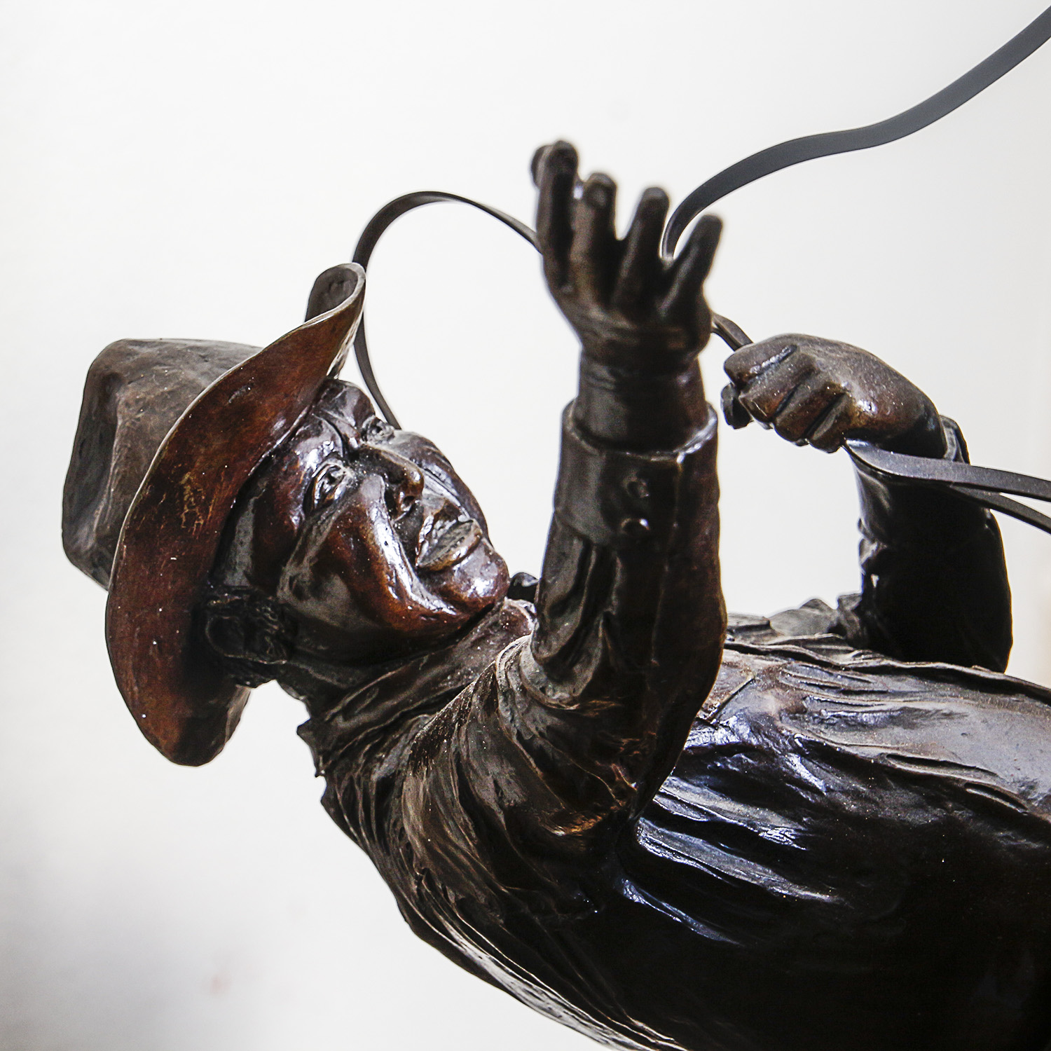 Sid Burns 1977 Bronze Sculpture "Eight Plus Two"