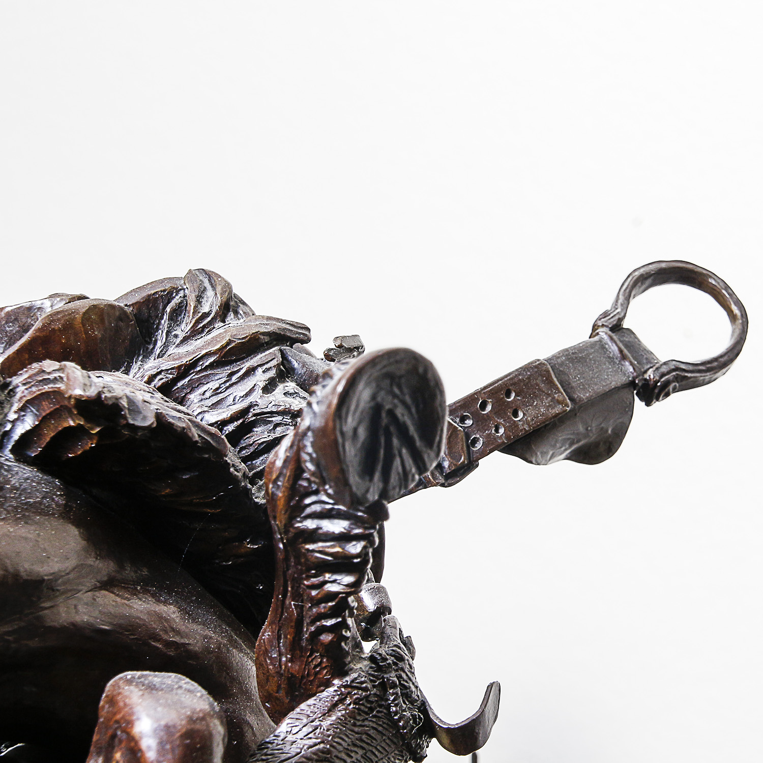 Sid Burns 1977 Bronze Sculpture "Eight Plus Two"