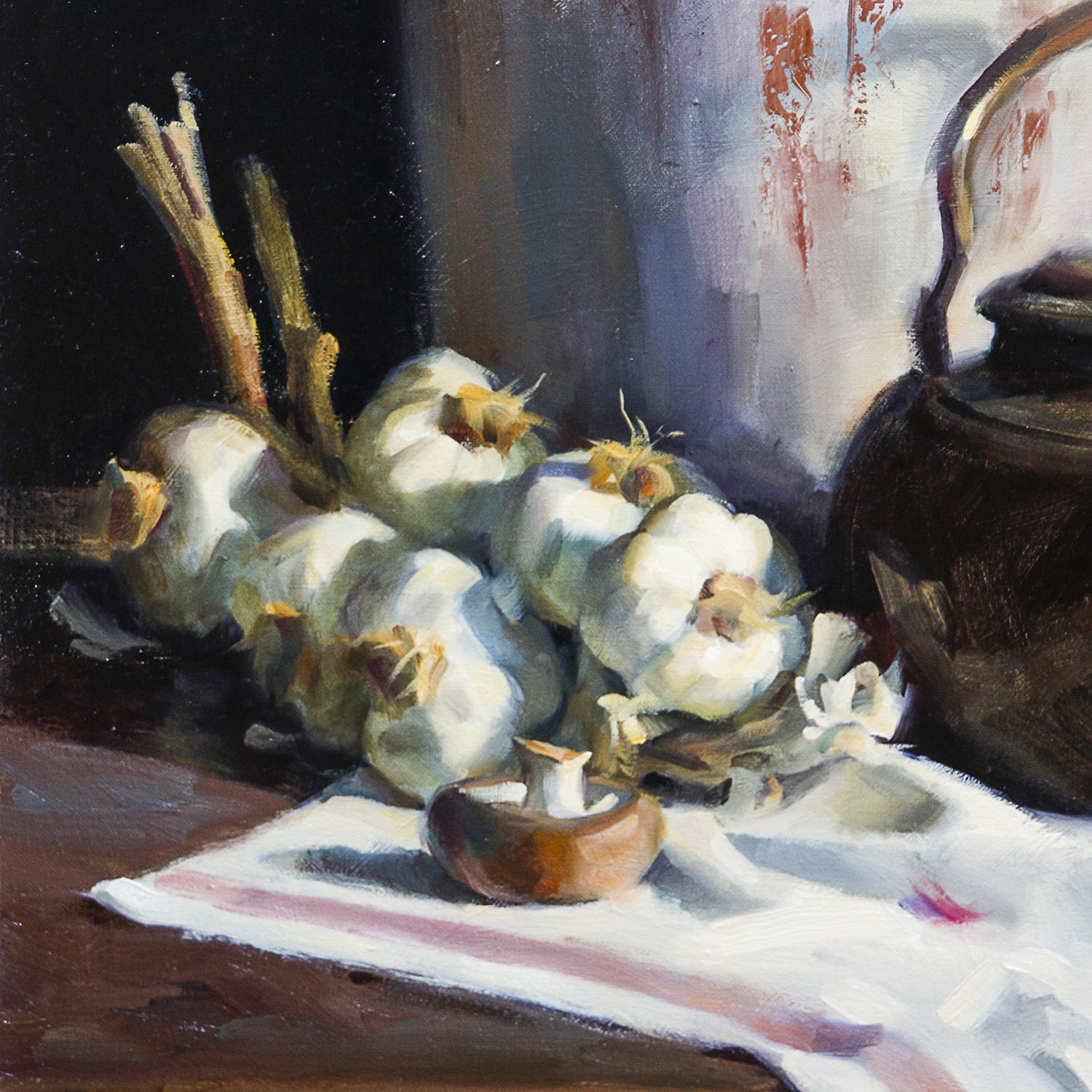 Tom Browning Oil on Canvas "Collected Relics"