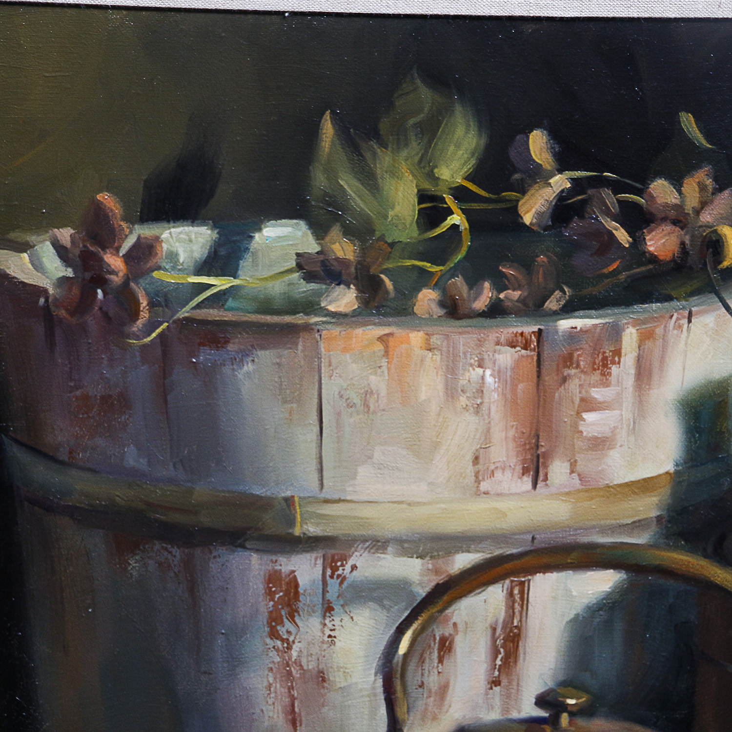 Tom Browning Oil on Canvas "Collected Relics"