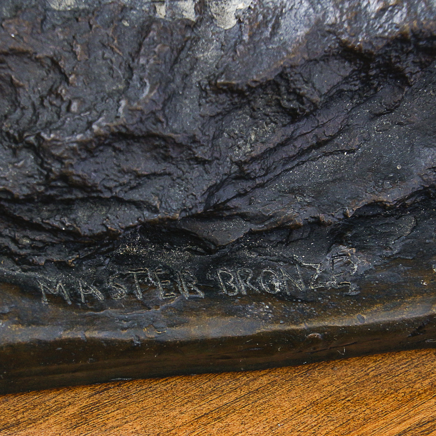 Sid Burns 1974 Bronze Sculpture "Spooked"