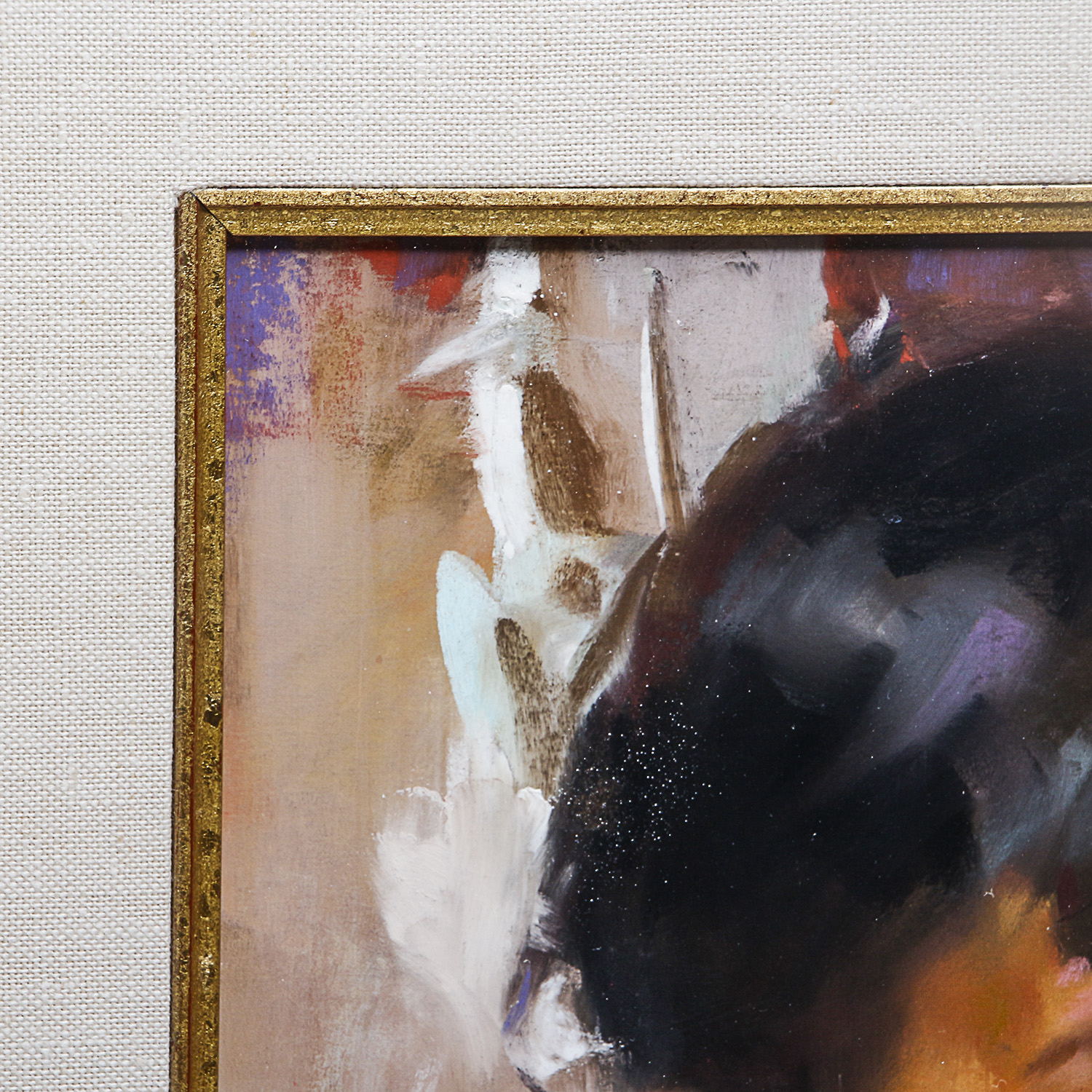 Harley Brown Original Oil Pastel Portrait