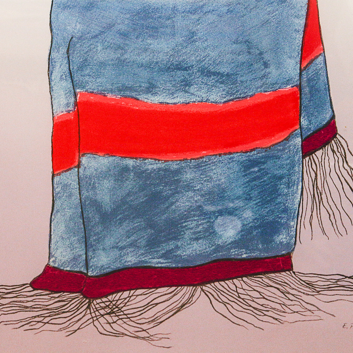 R.C. Gorman Serigraph "Carol's Blanket"