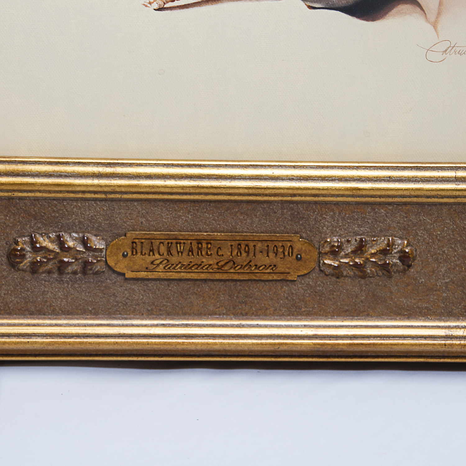 Patricia Dobson Original Oil on Canvas "Blackware C. 1891-1930"