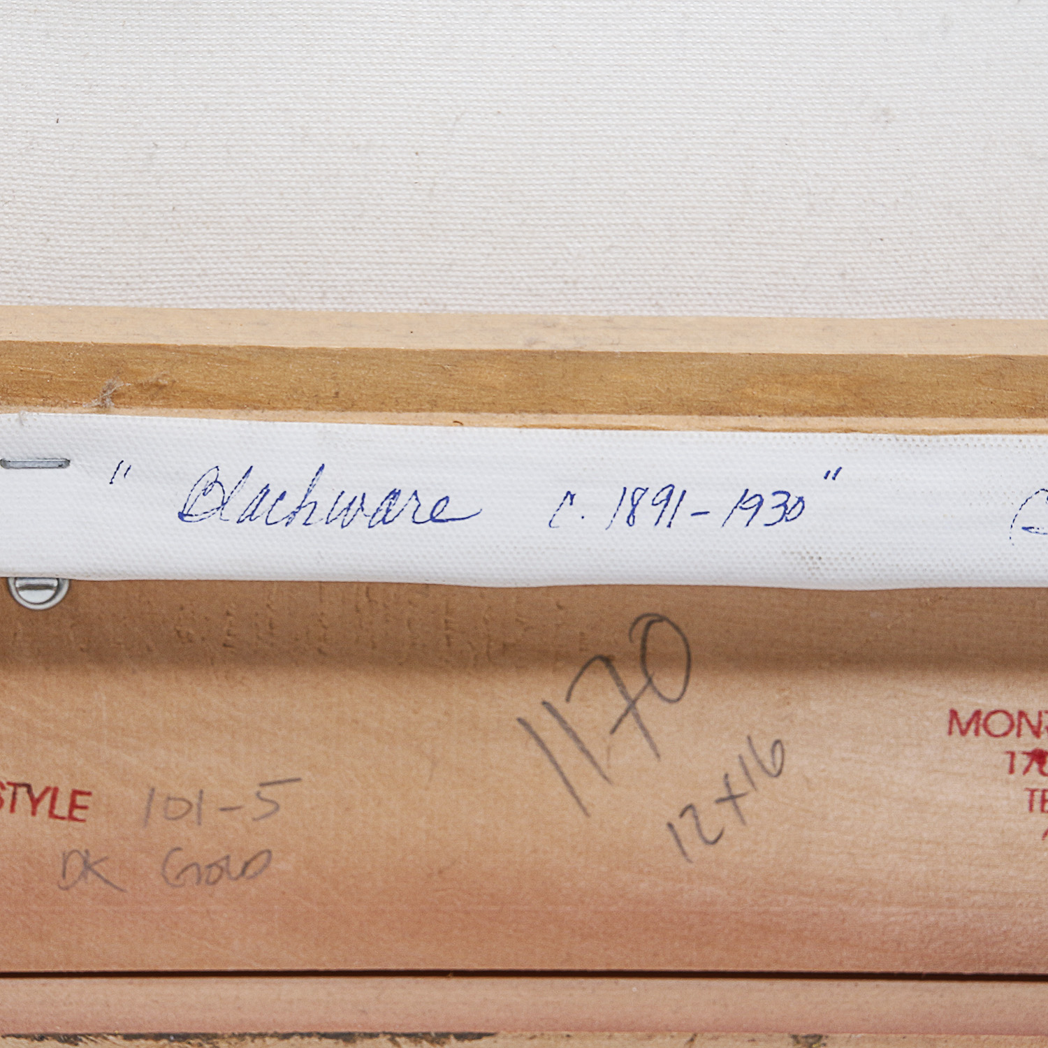 Patricia Dobson Original Oil on Canvas "Blackware C. 1891-1930"