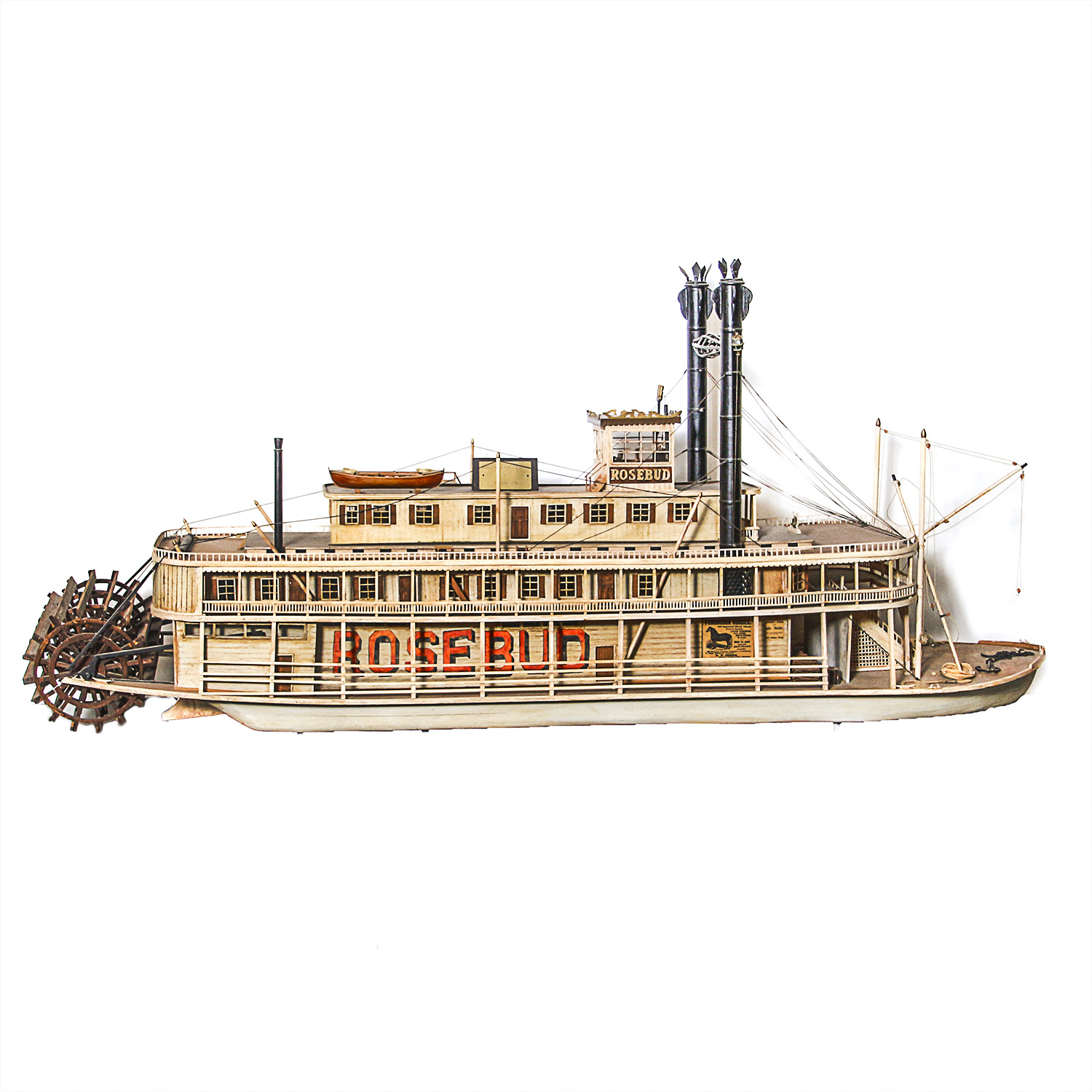"Rosebud" Model Riverboat by Edward C. Sims