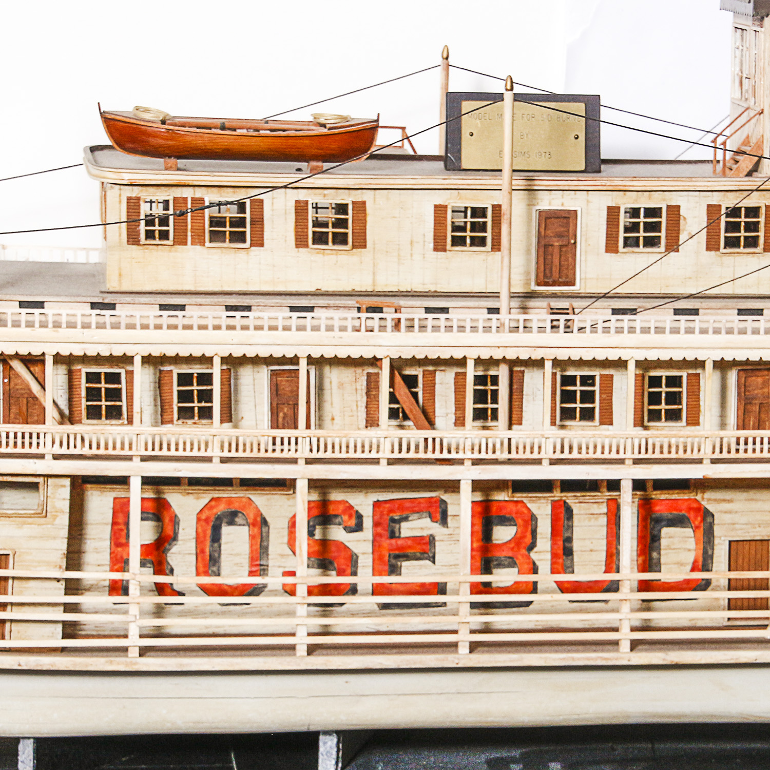 "Rosebud" Model Riverboat by Edward C. Sims