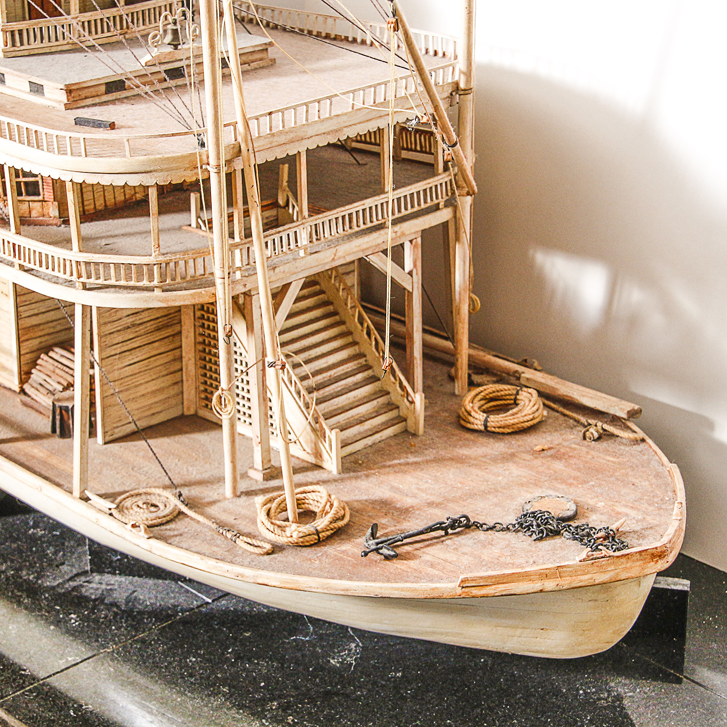 "Rosebud" Model Riverboat by Edward C. Sims