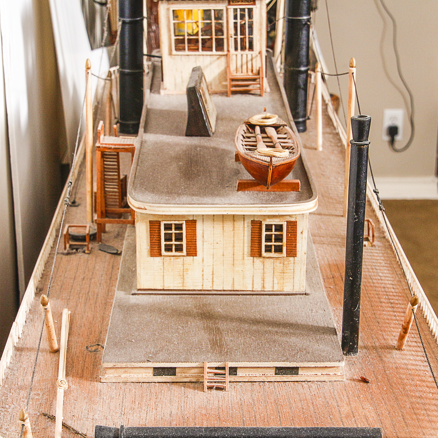 "Rosebud" Model Riverboat by Edward C. Sims