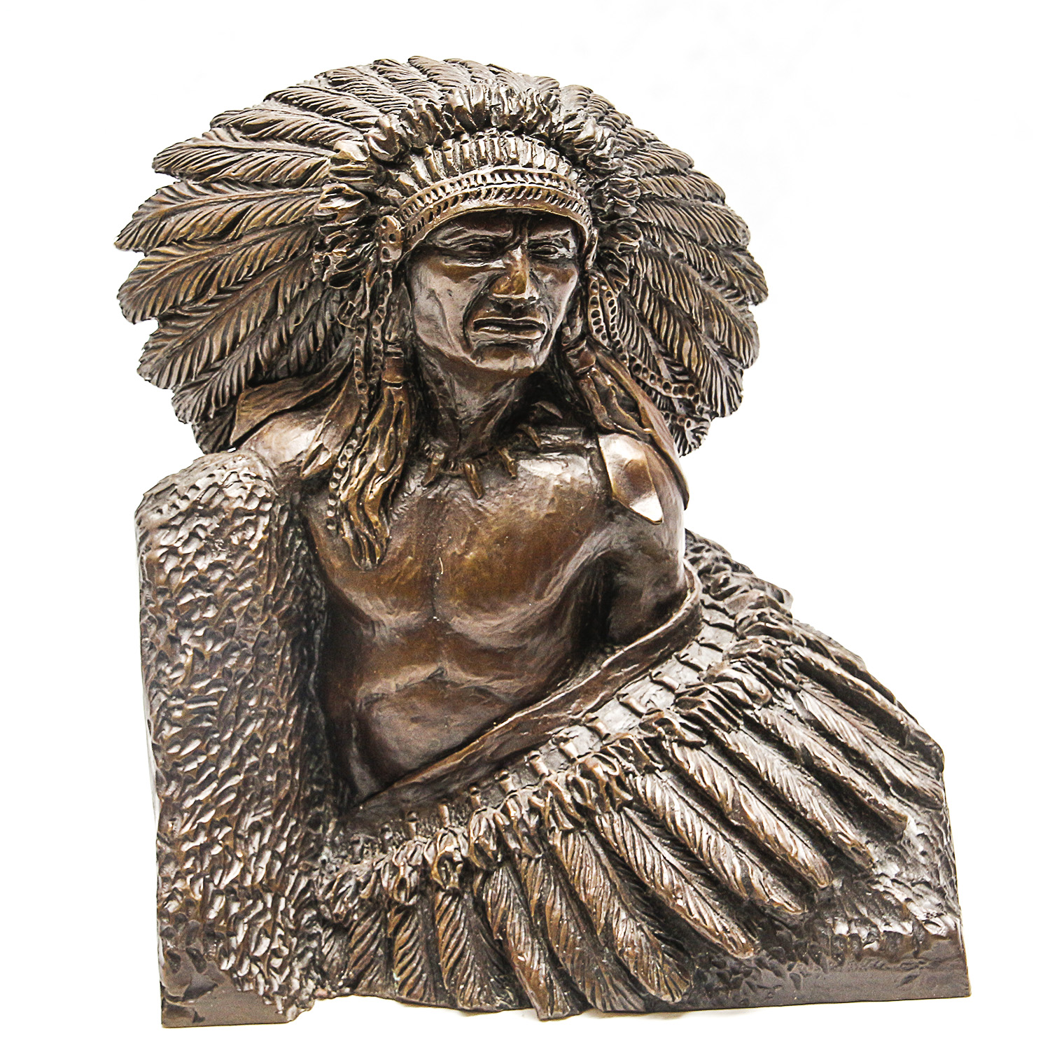 1977 Sid Burns Bronze Sculpture "Pride of Race"