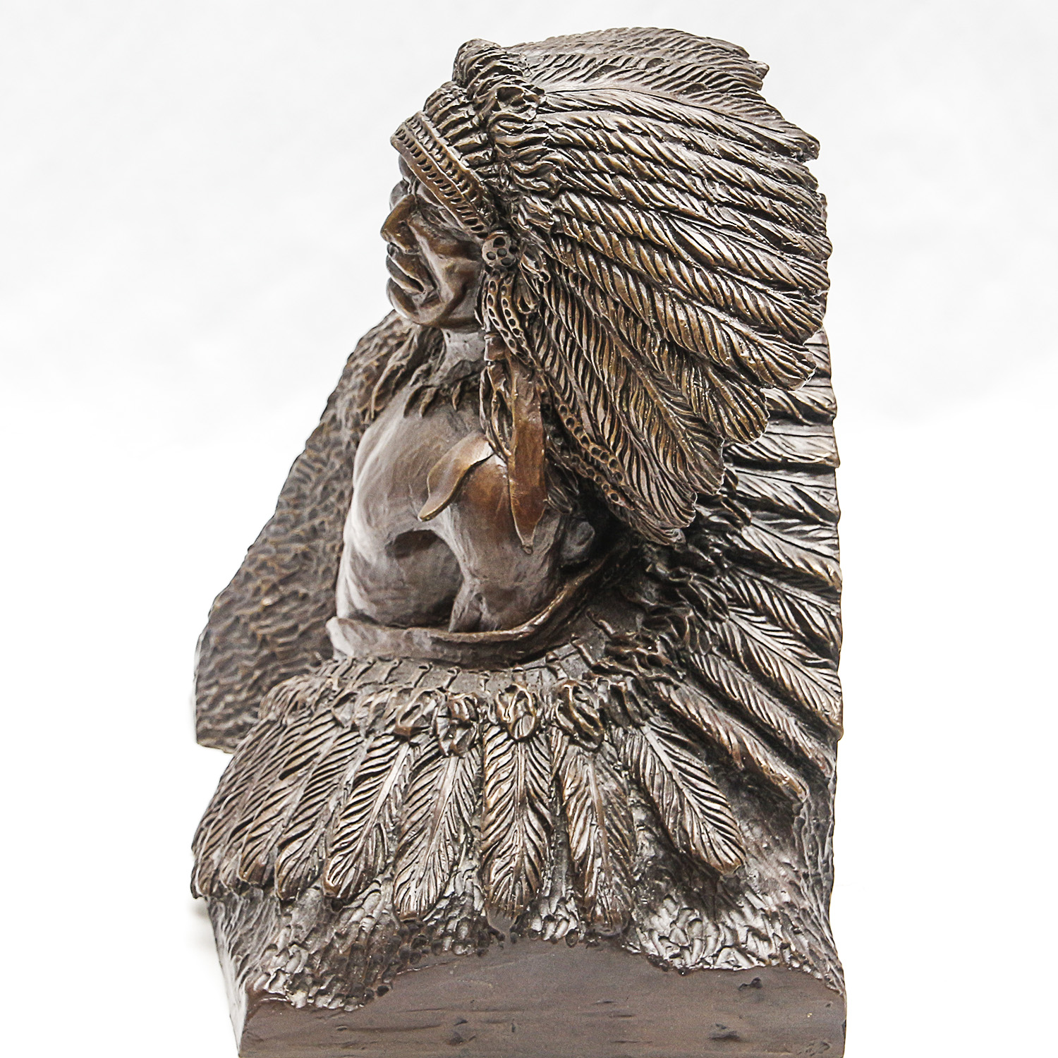 1977 Sid Burns Bronze Sculpture "Pride of Race"