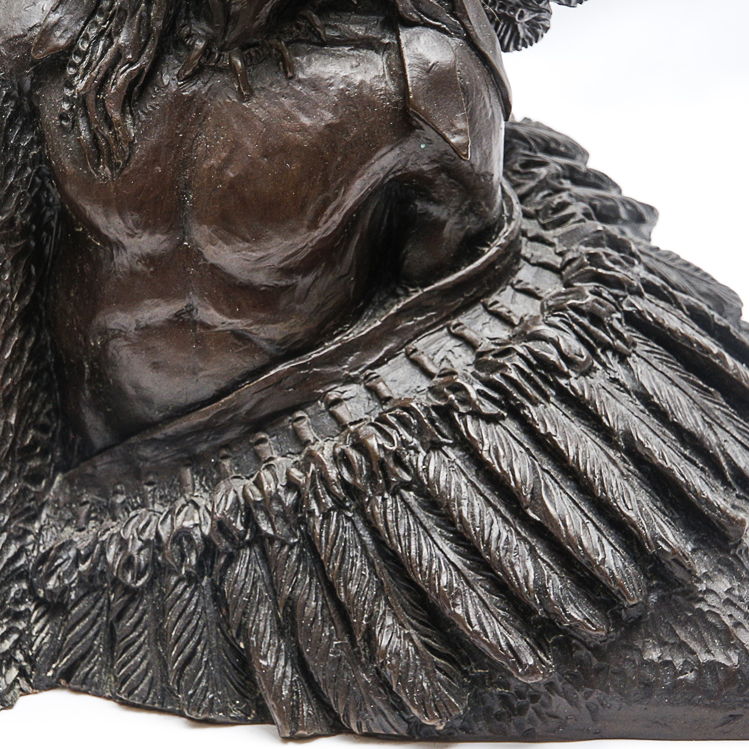 Sid Burns 1977 Bronze Sculpture "Pride of Race"