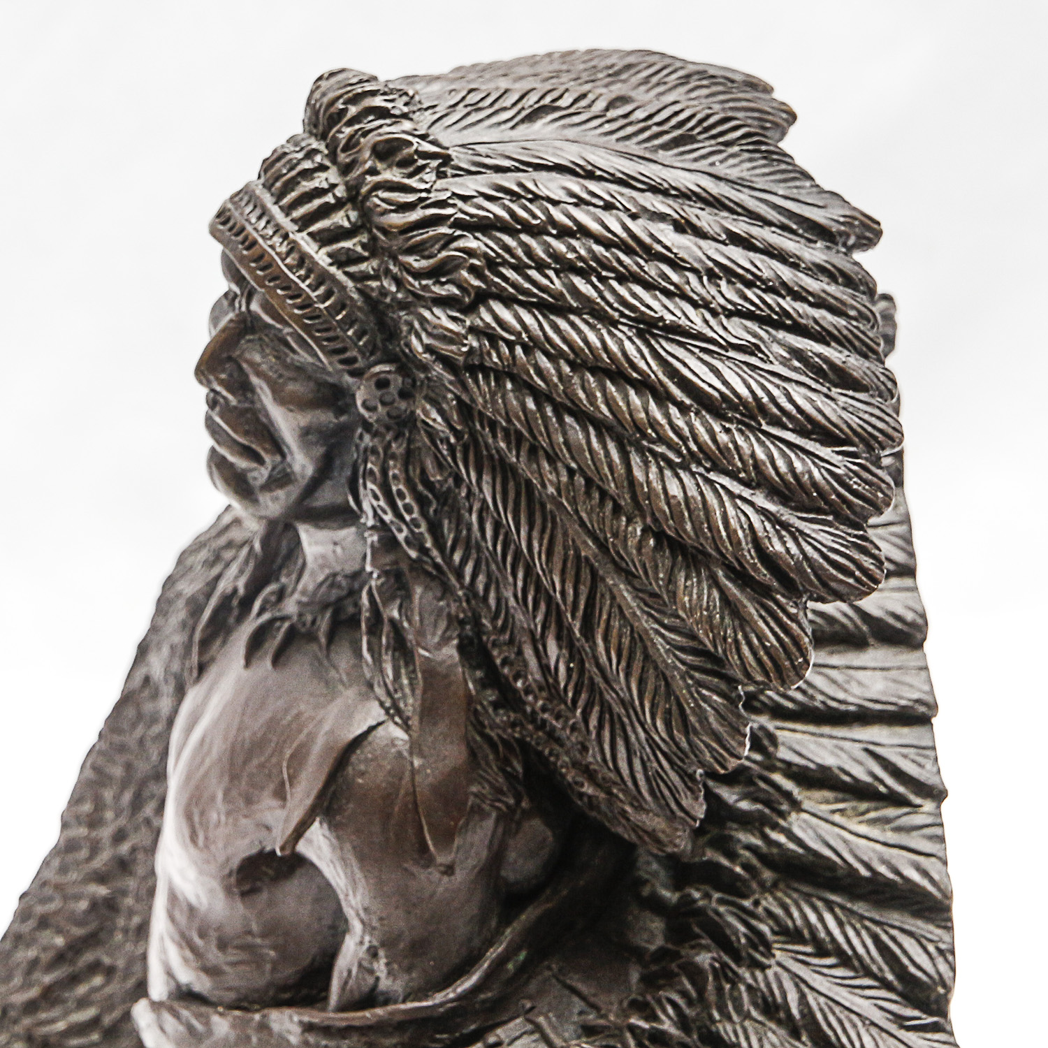 Sid Burns 1977 Bronze Sculpture "Pride of Race"