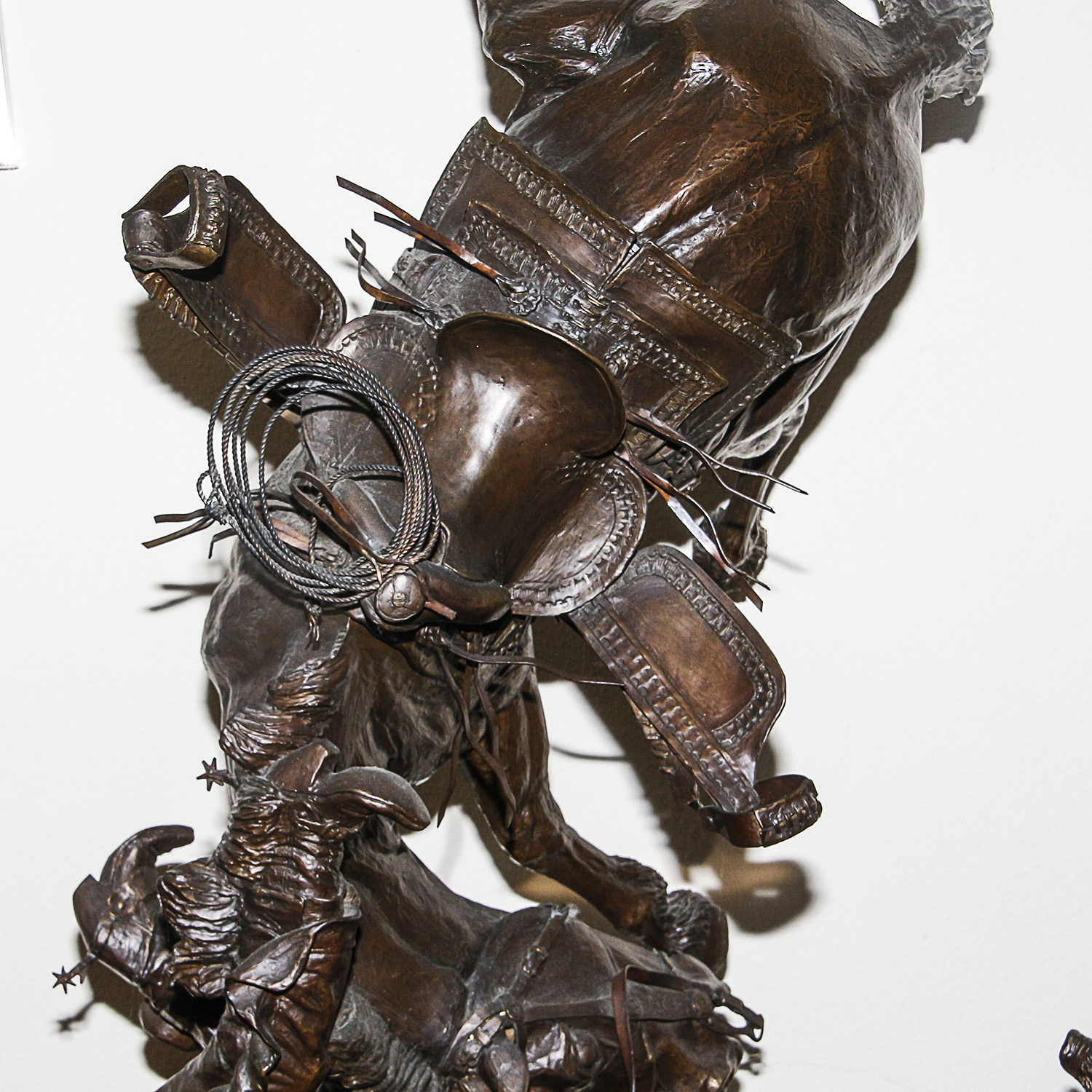 1974 Sid Burns Bronze Sculpture "Spooked"