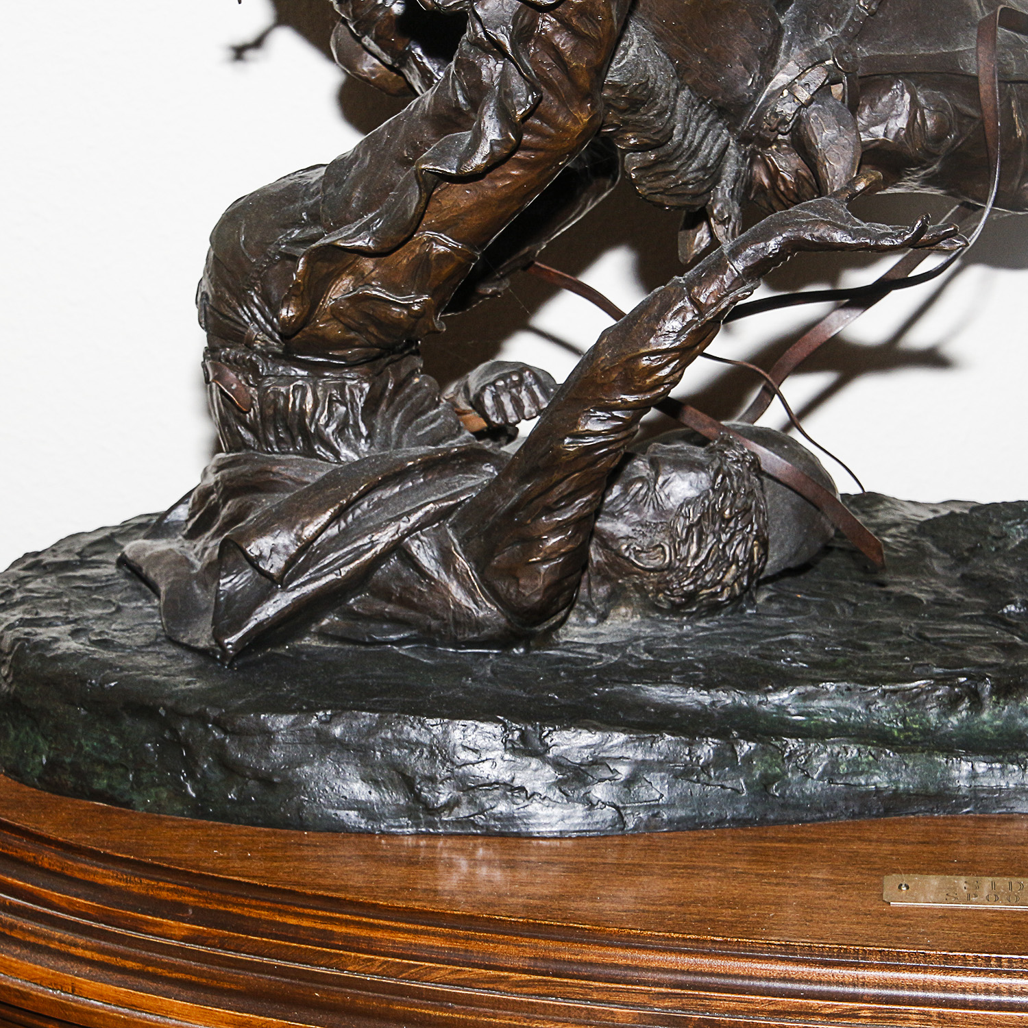 1974 Sid Burns Bronze Sculpture "Spooked"