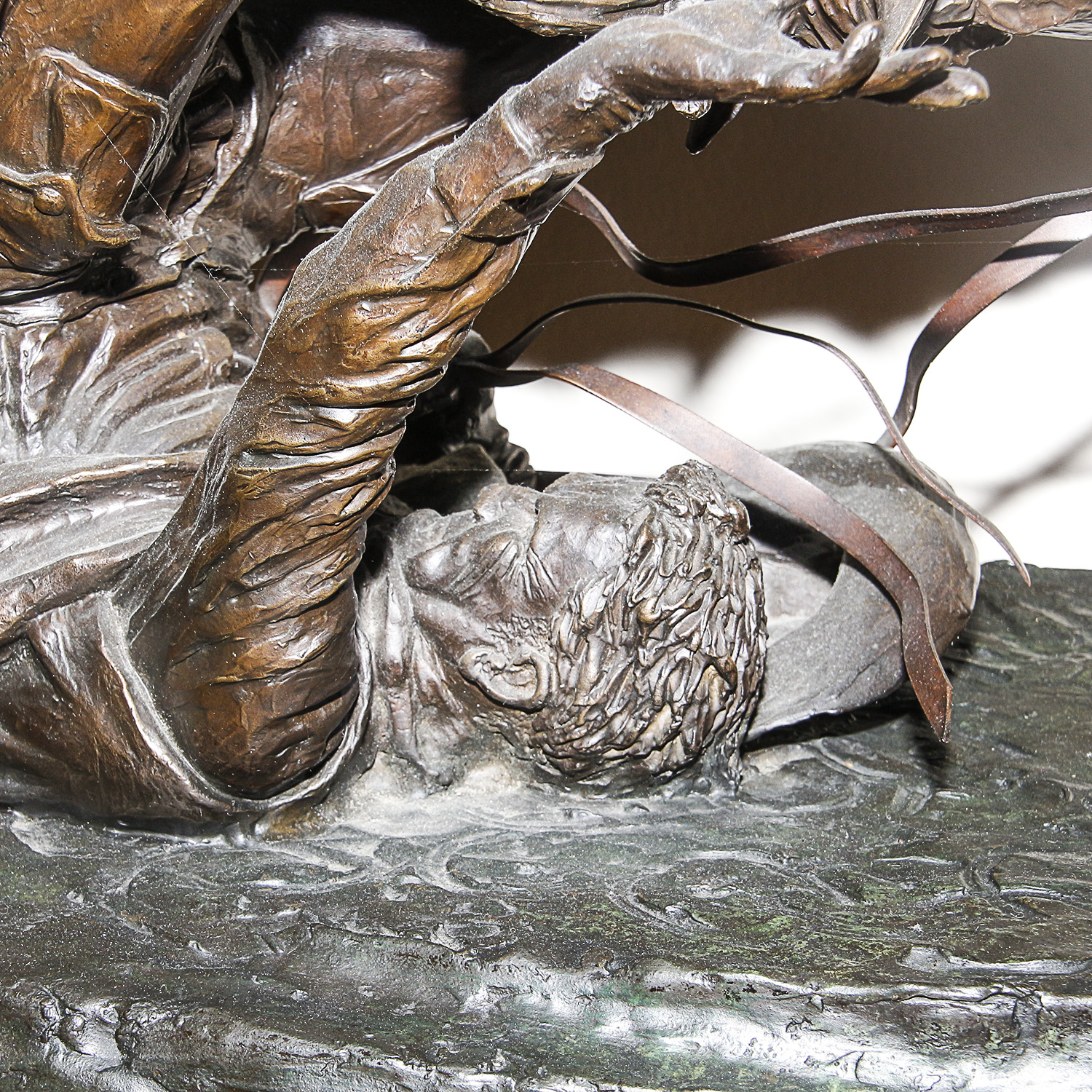 1974 Sid Burns Bronze Sculpture "Spooked"