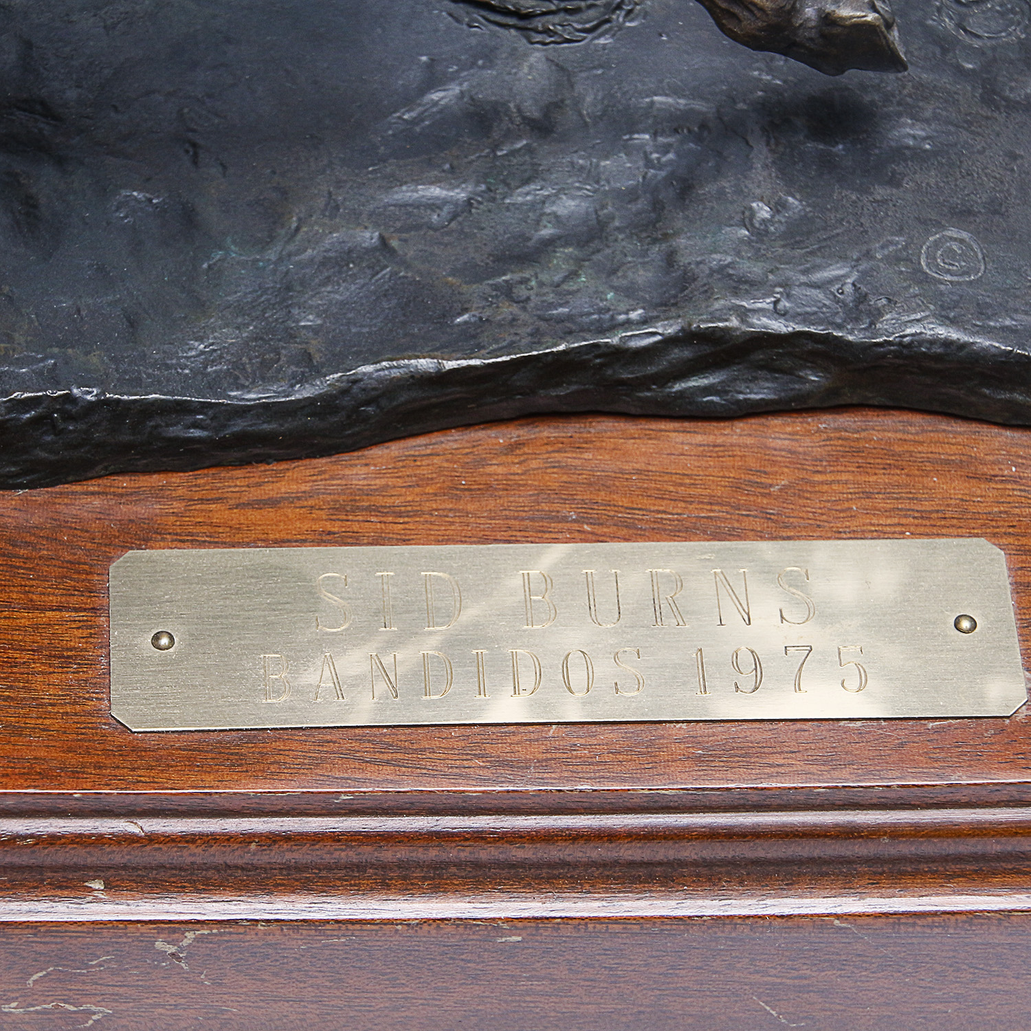 Sid Burns 1975 Bronze Sculpture "Banditos"