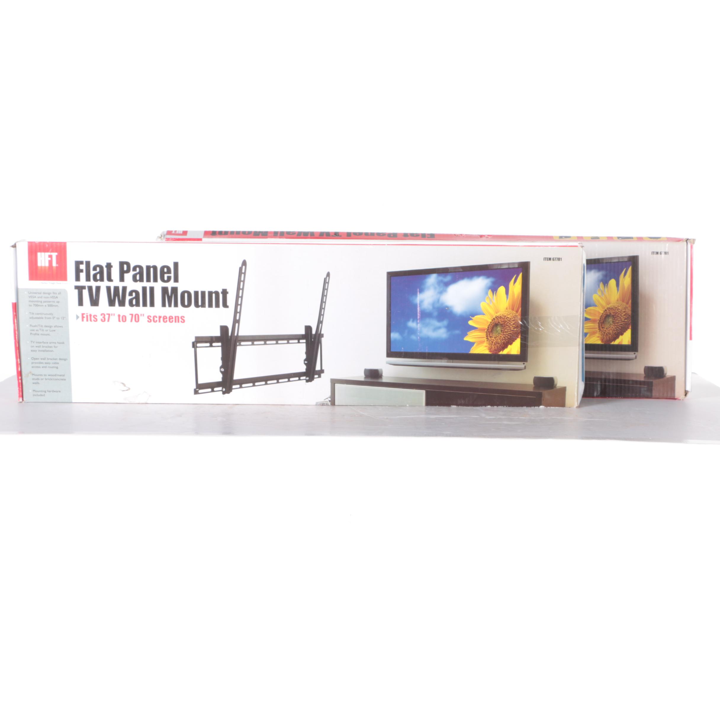 Pair of Flat Panel Television Wall Mounts