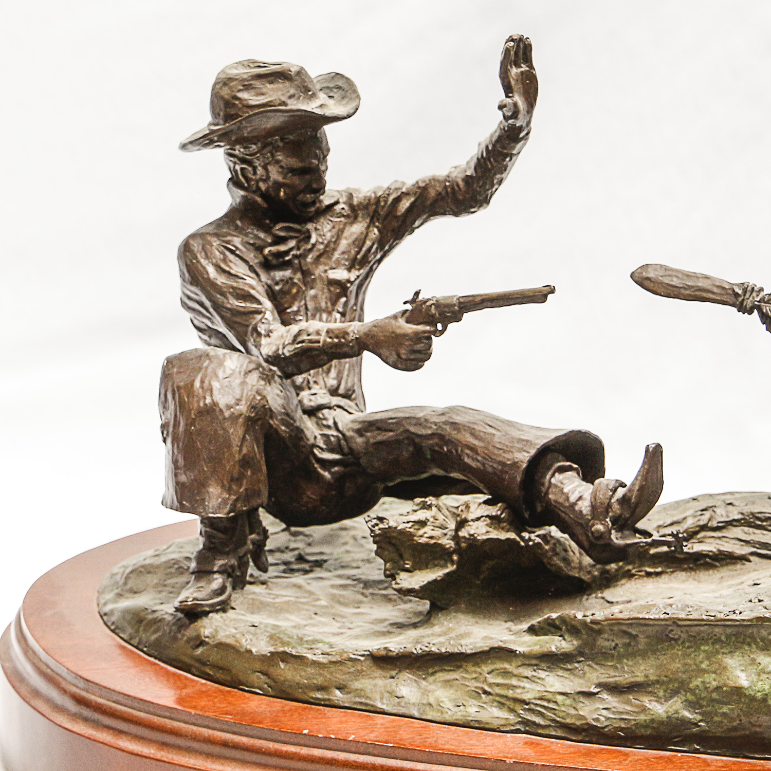 Sid Burns 1969 Bronze Sculpture "Frantic Moment"