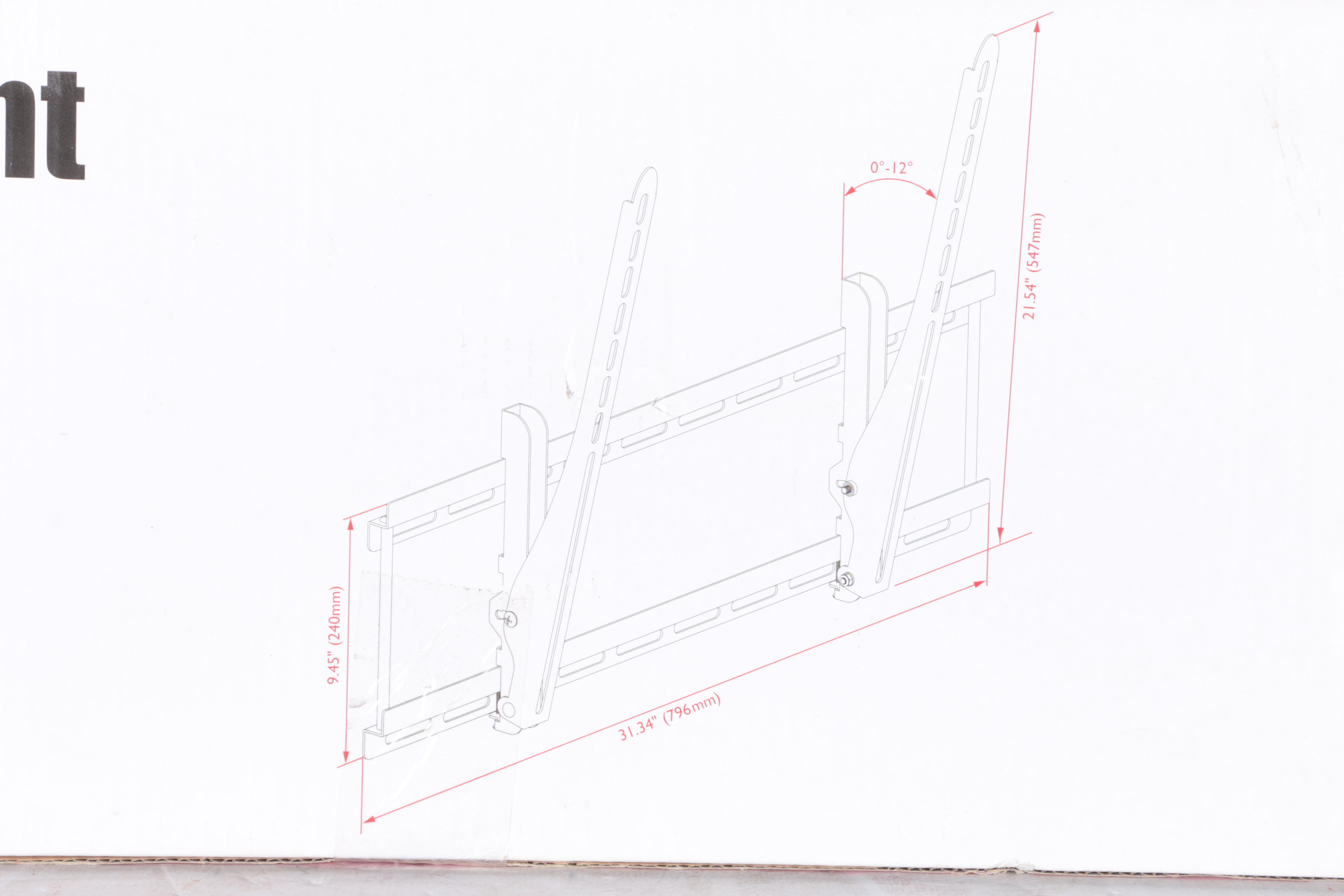 Pair of Flat Panel Television Wall Mounts