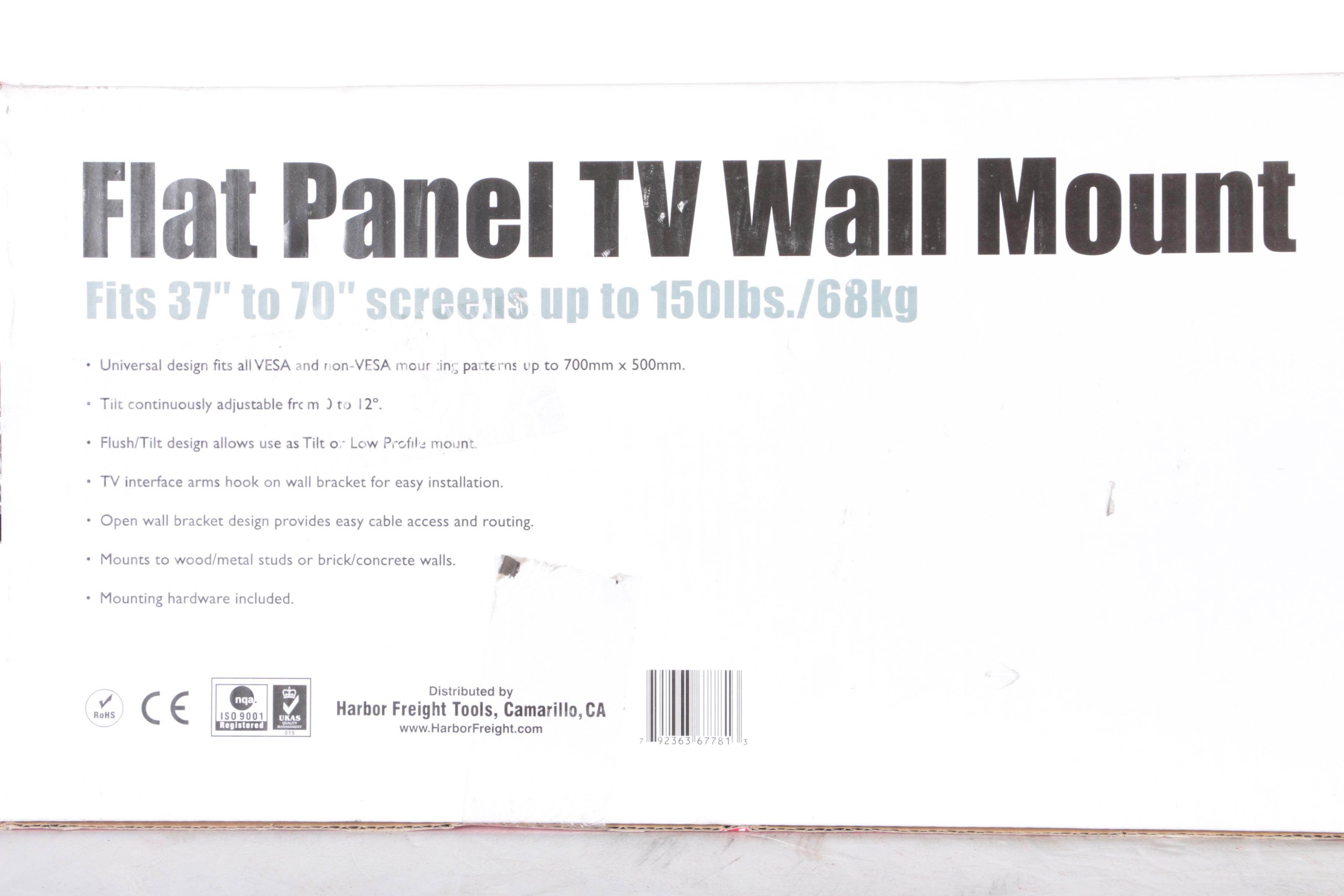 Pair of Flat Panel Television Wall Mounts
