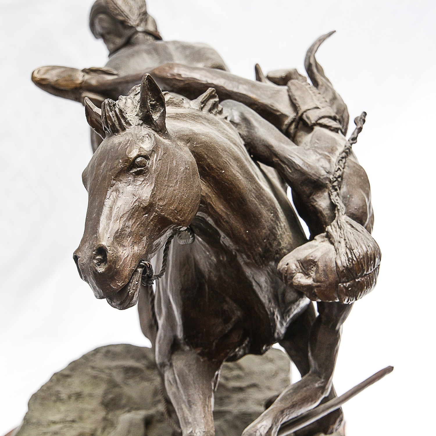 Sid Burns 1969 Bronze Sculpture "Frantic Moment"