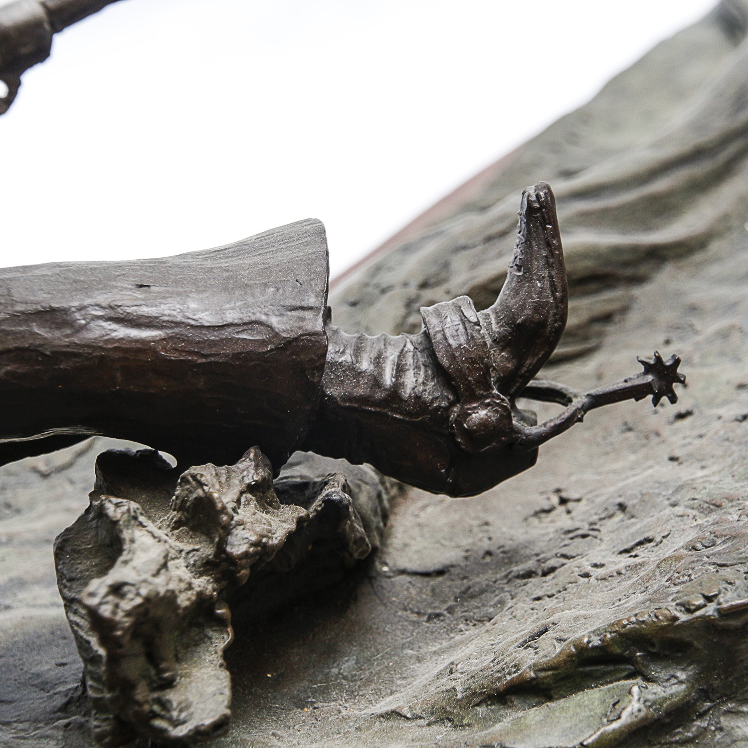 Sid Burns 1969 Bronze Sculpture "Frantic Moment"