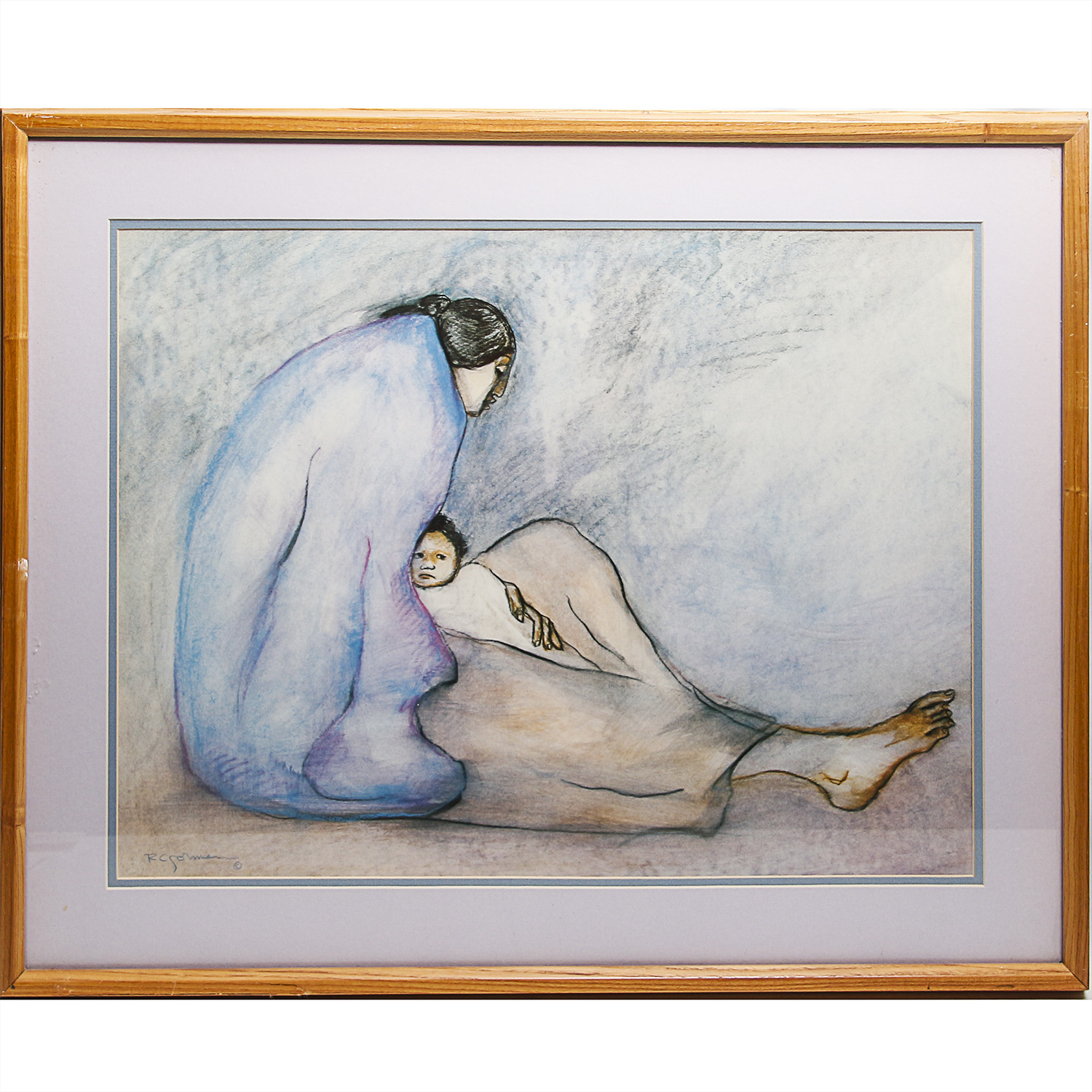 Pair of Offset Lithograph Prints After R.C. Gorman