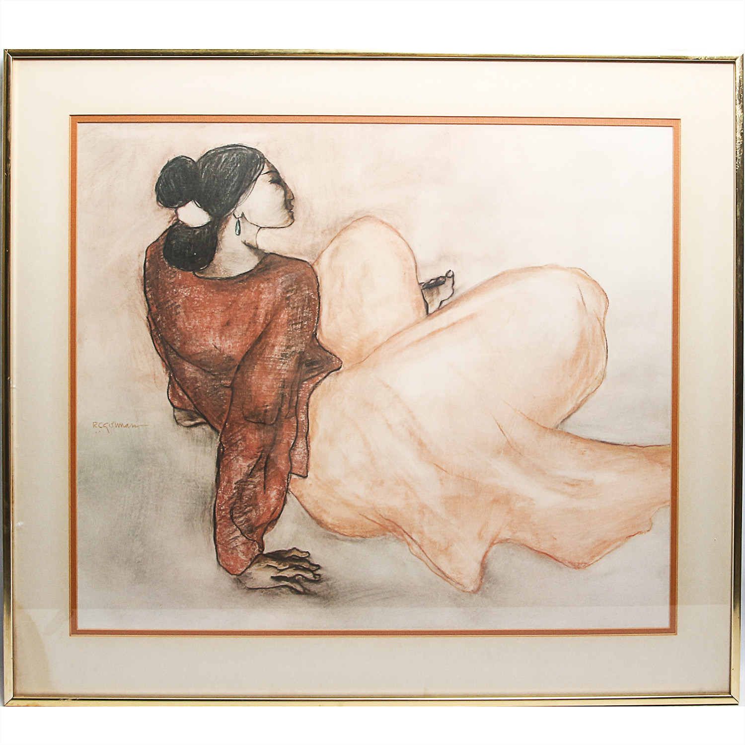 Pair of Offset Lithograph Prints After R.C. Gorman