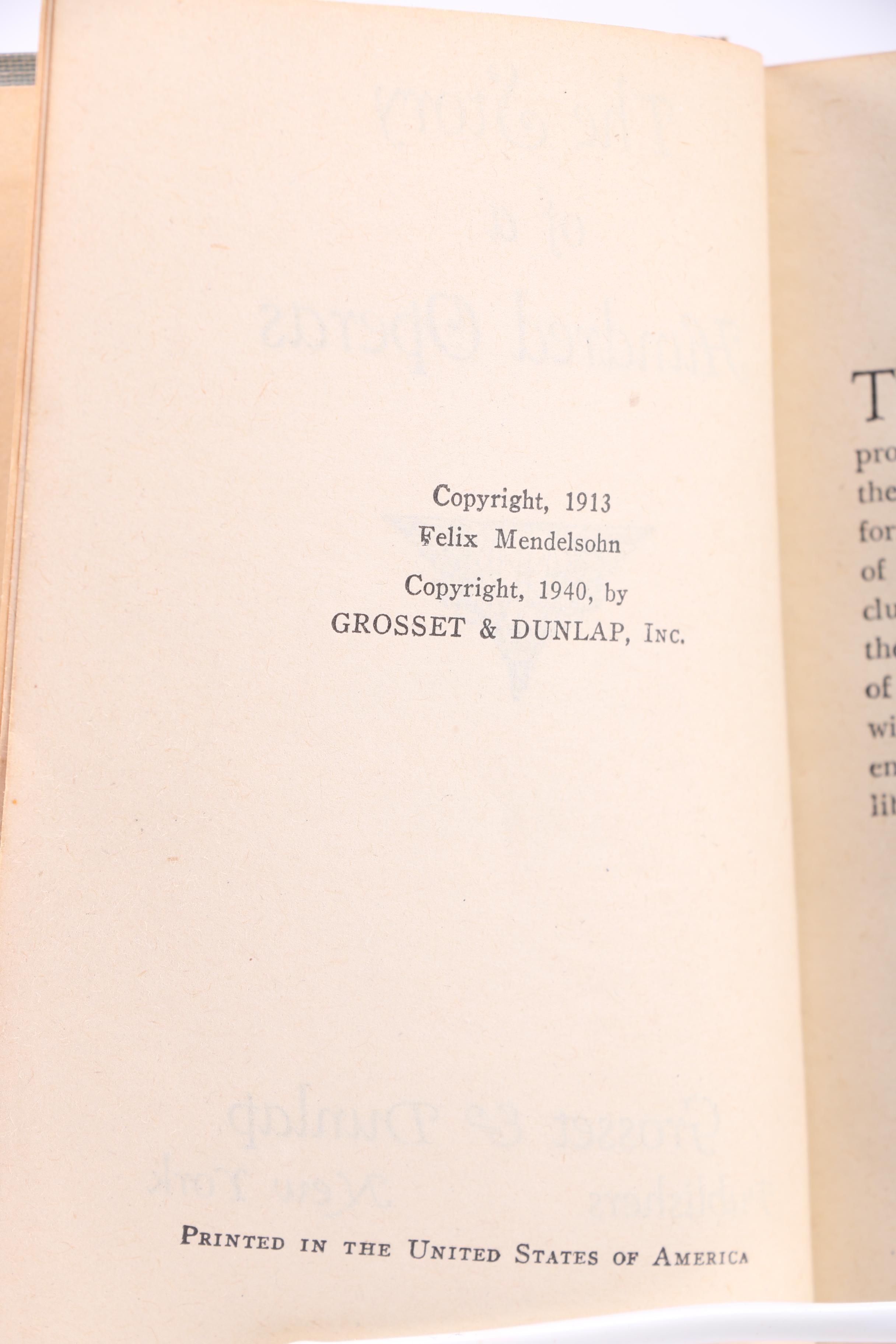 Music Books including "The Story of One Hundred Symphonic Favorites" by Paul Grabbe